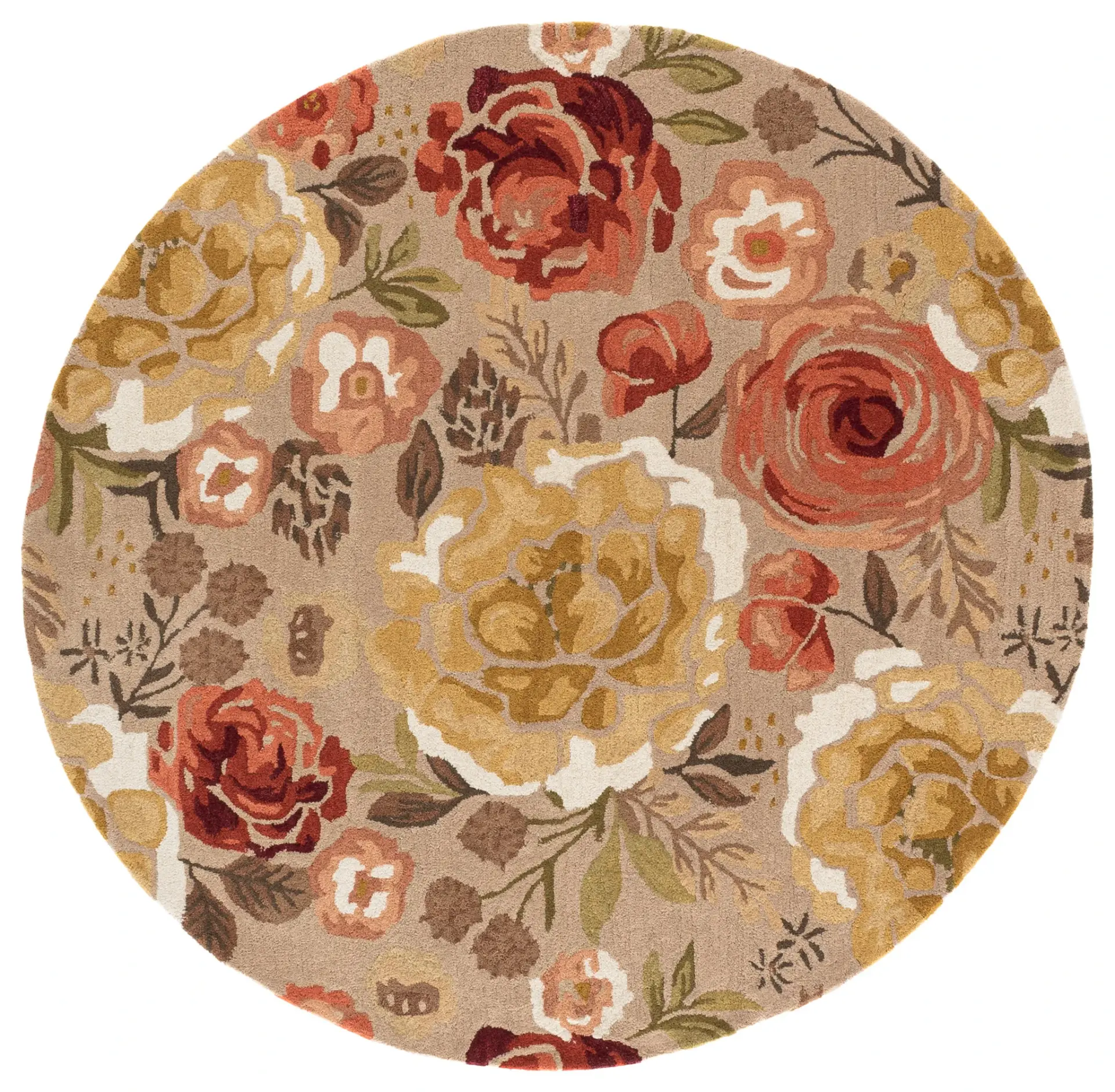 Blossom Transitional Floral Hand-Tufted Wool Rug