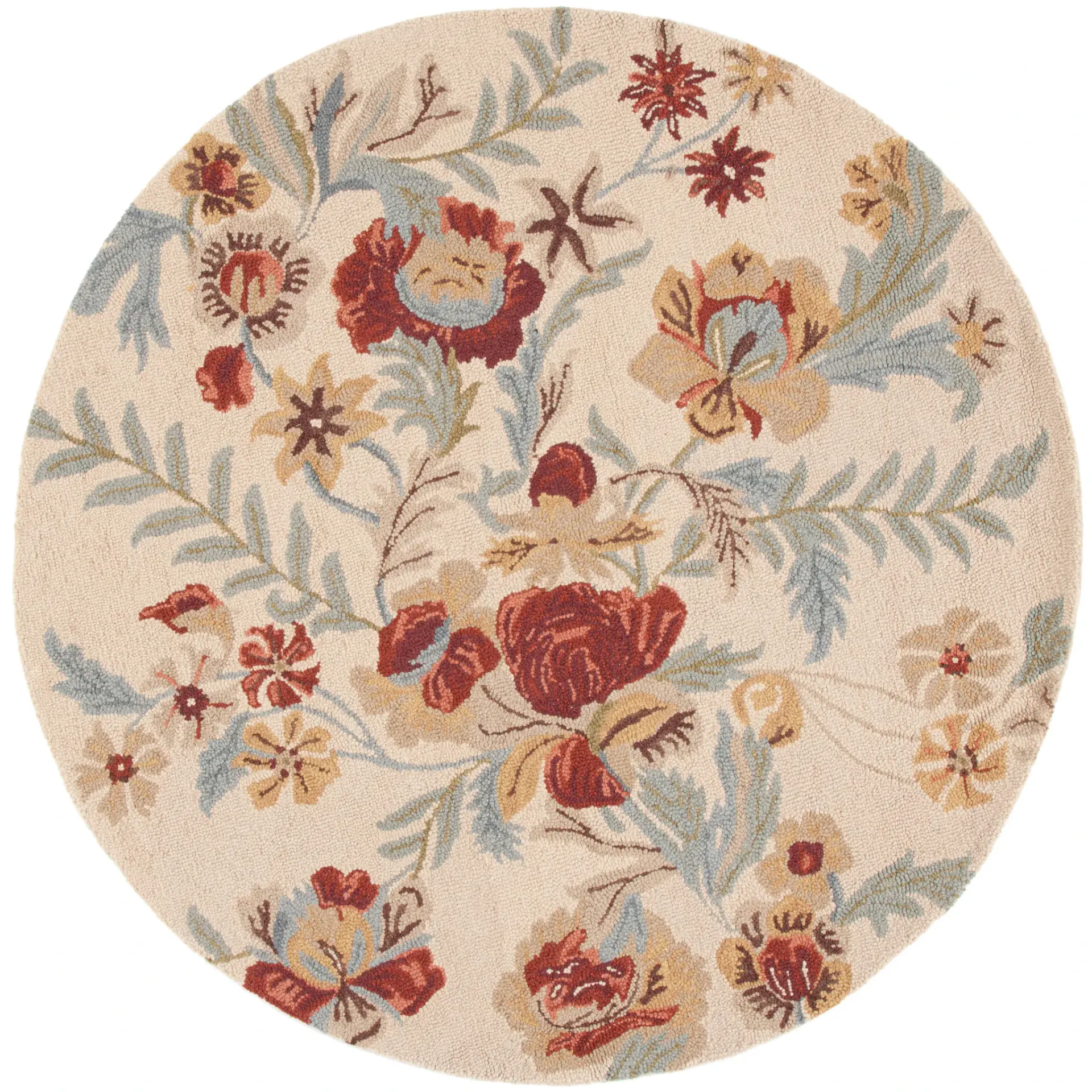 Blossom Chelsea Floral Hand-Hooked Wool Rug