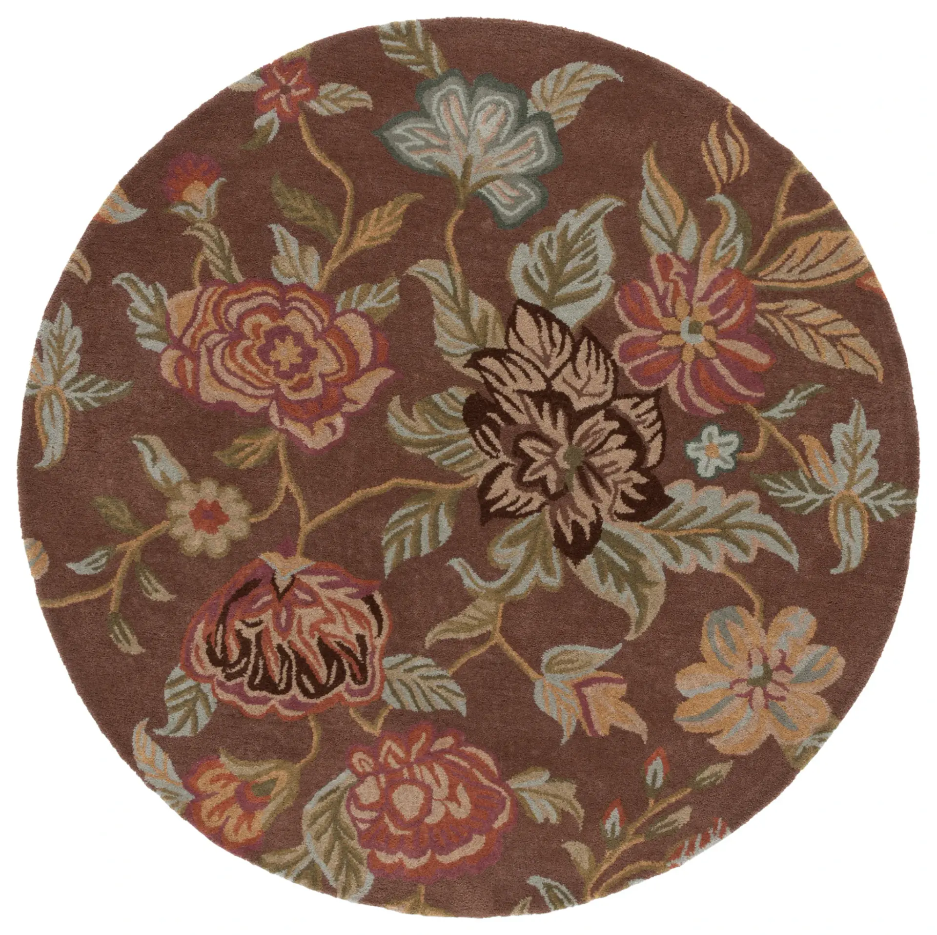 Blossom Floral Trail Hand-Hooked Wool Rug