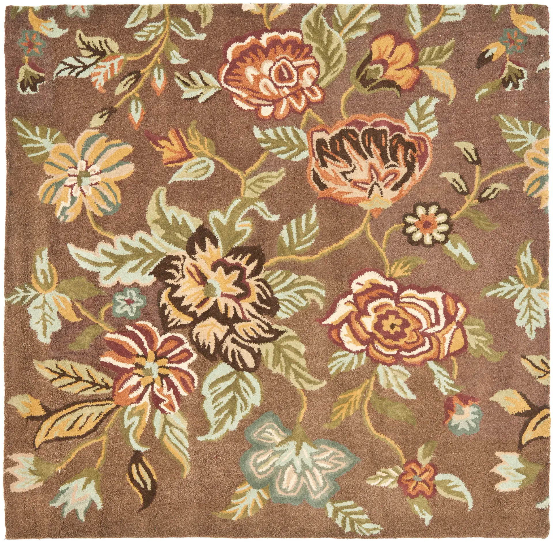 Blossom Floral Trail Hand-Hooked Wool Rug