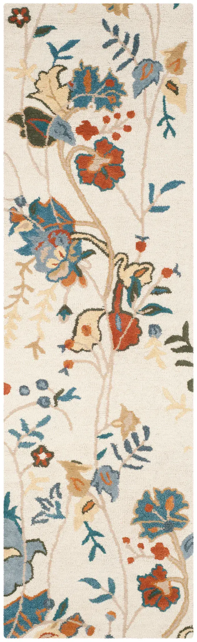 Blossom Trailing Floral Hand-Tufted Wool Rug