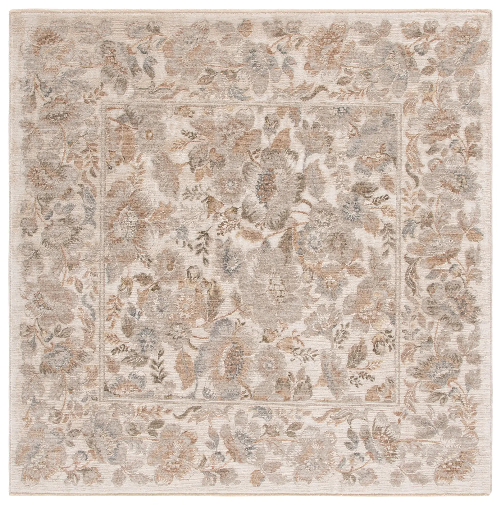 Bloom Traditional Floral Bordered Rug