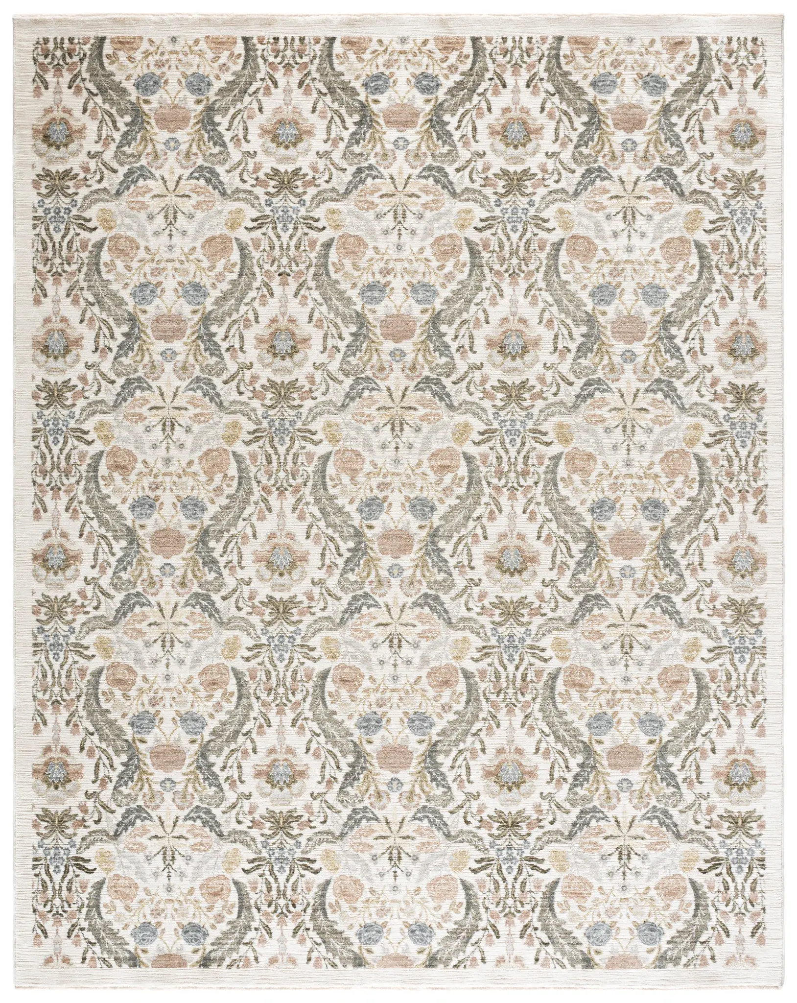 Bloom Damask Floral Rug