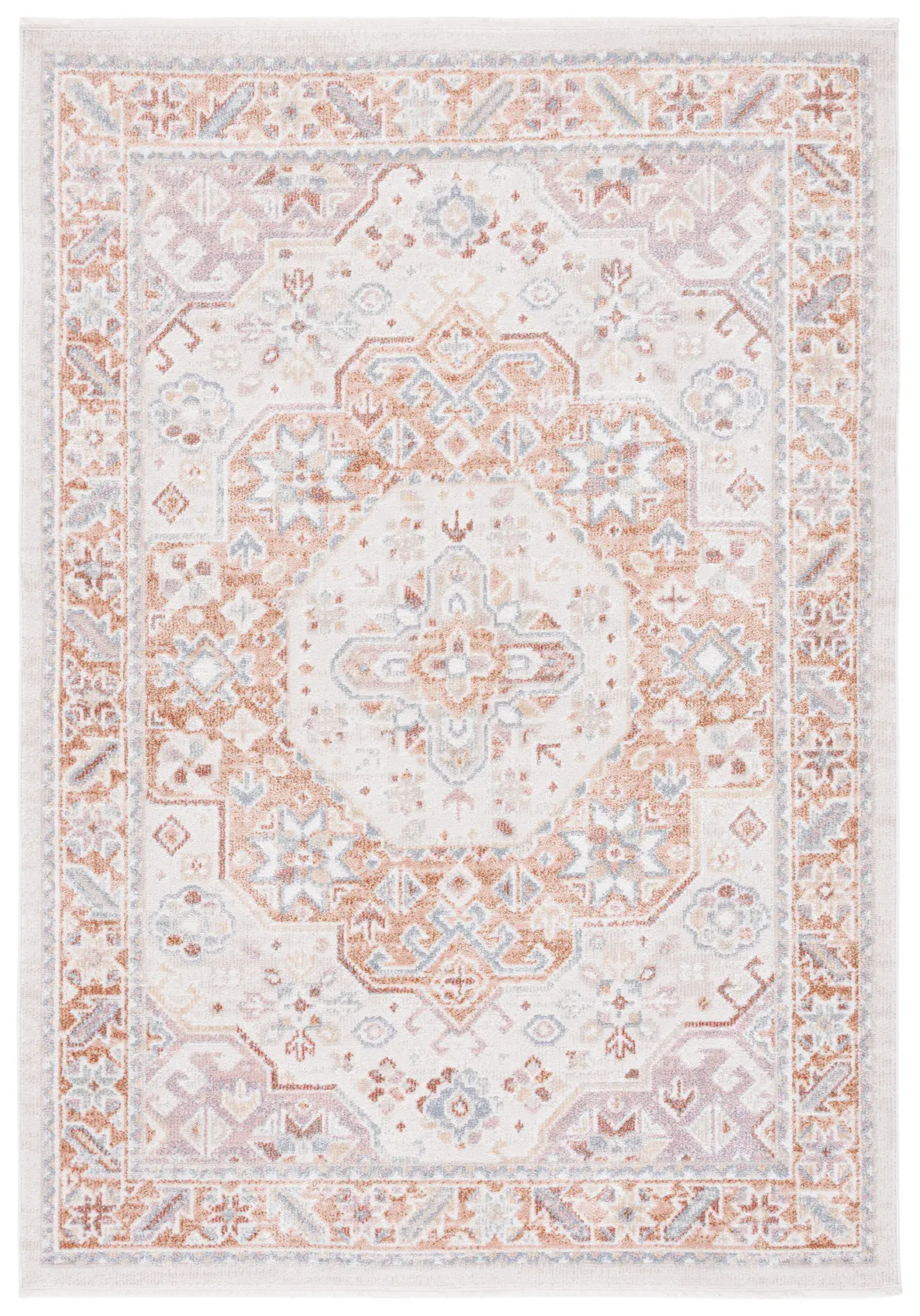 Blair Medallion Bordered Washable Rug