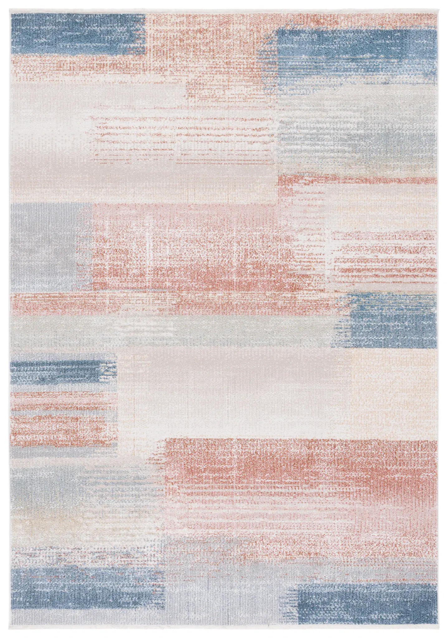 Blair Banded Abstract Washable Rug