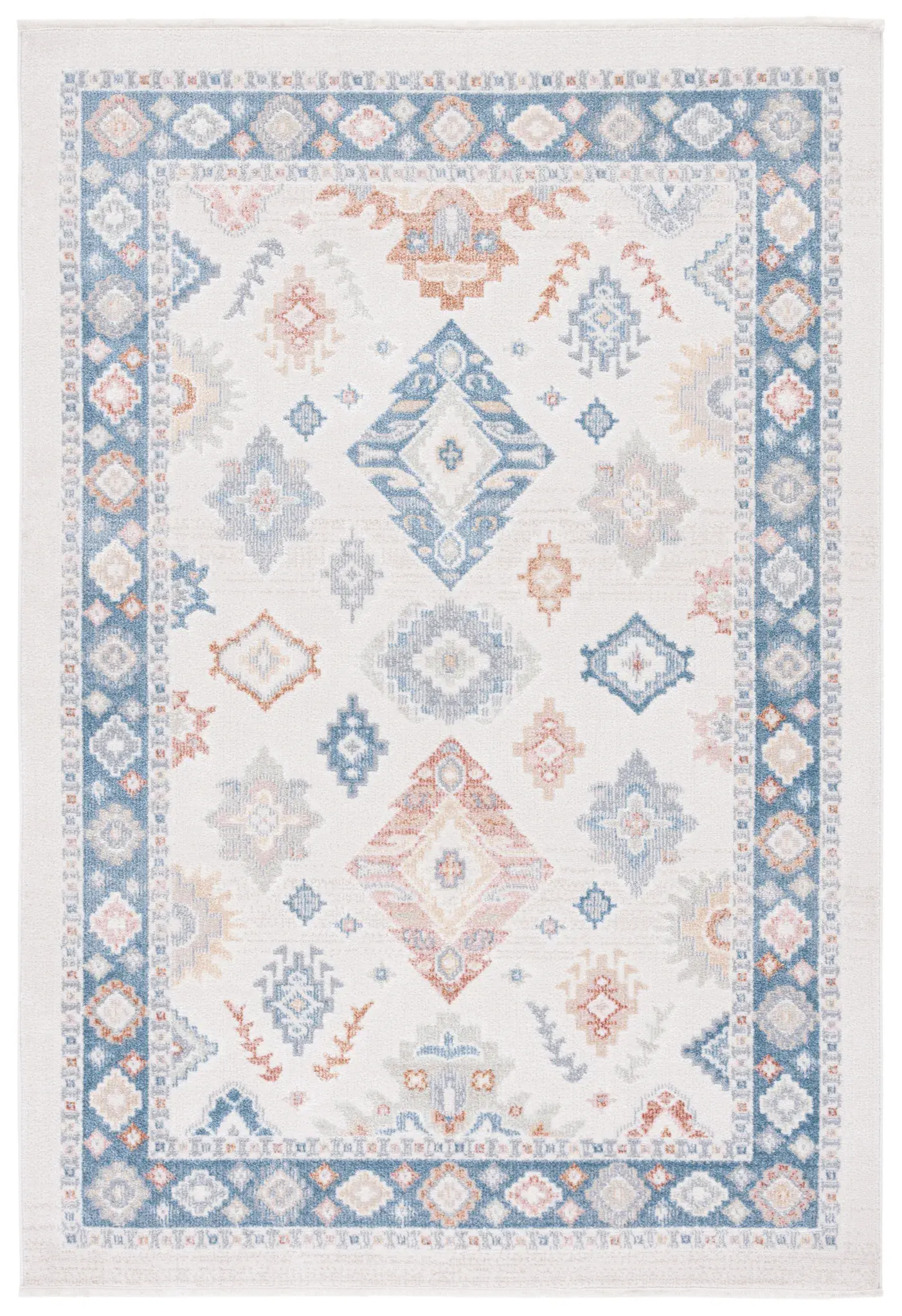 Blair Diamond Medallion Washable Rug