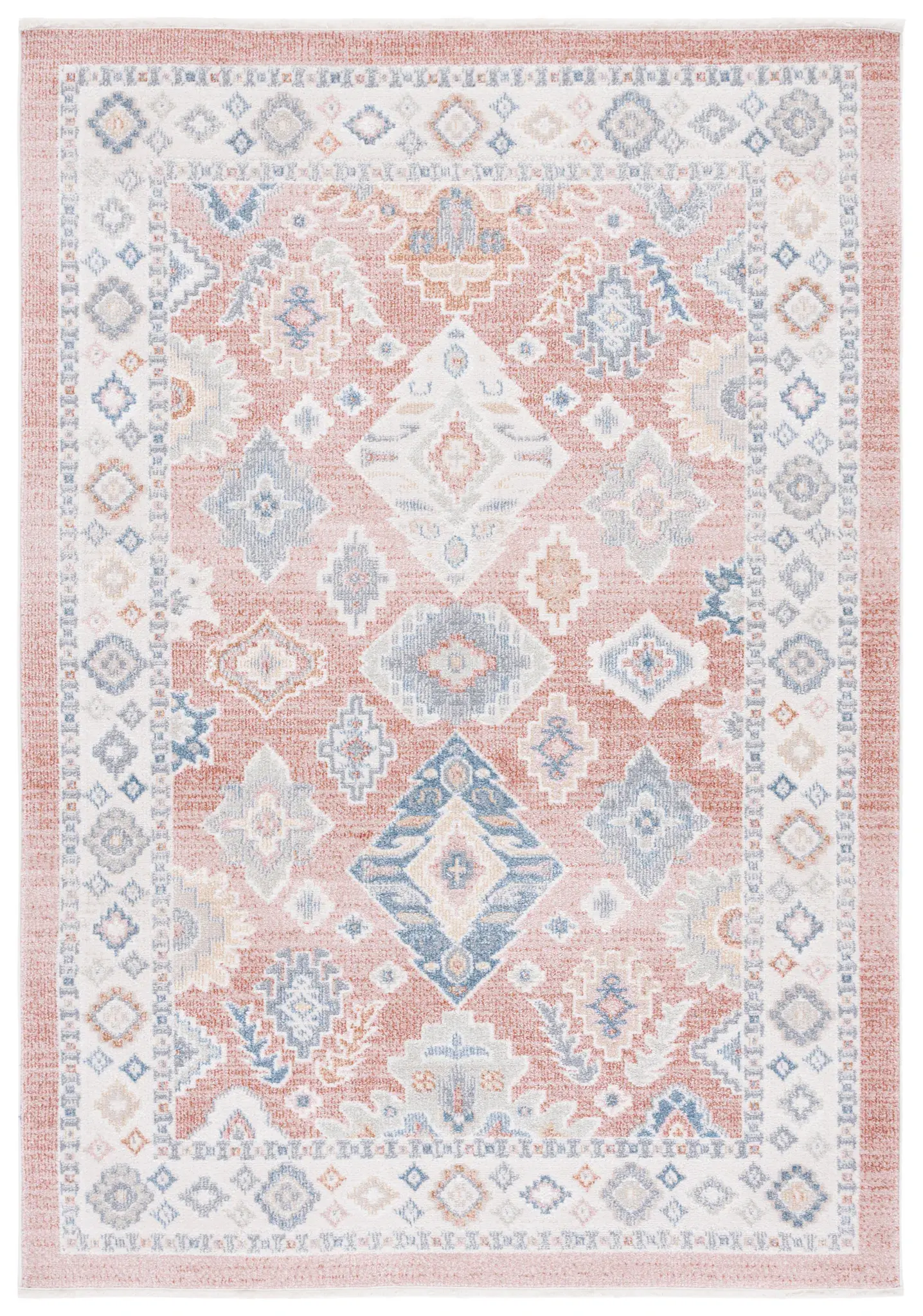 Blair Diamond Medallion Washable Rug