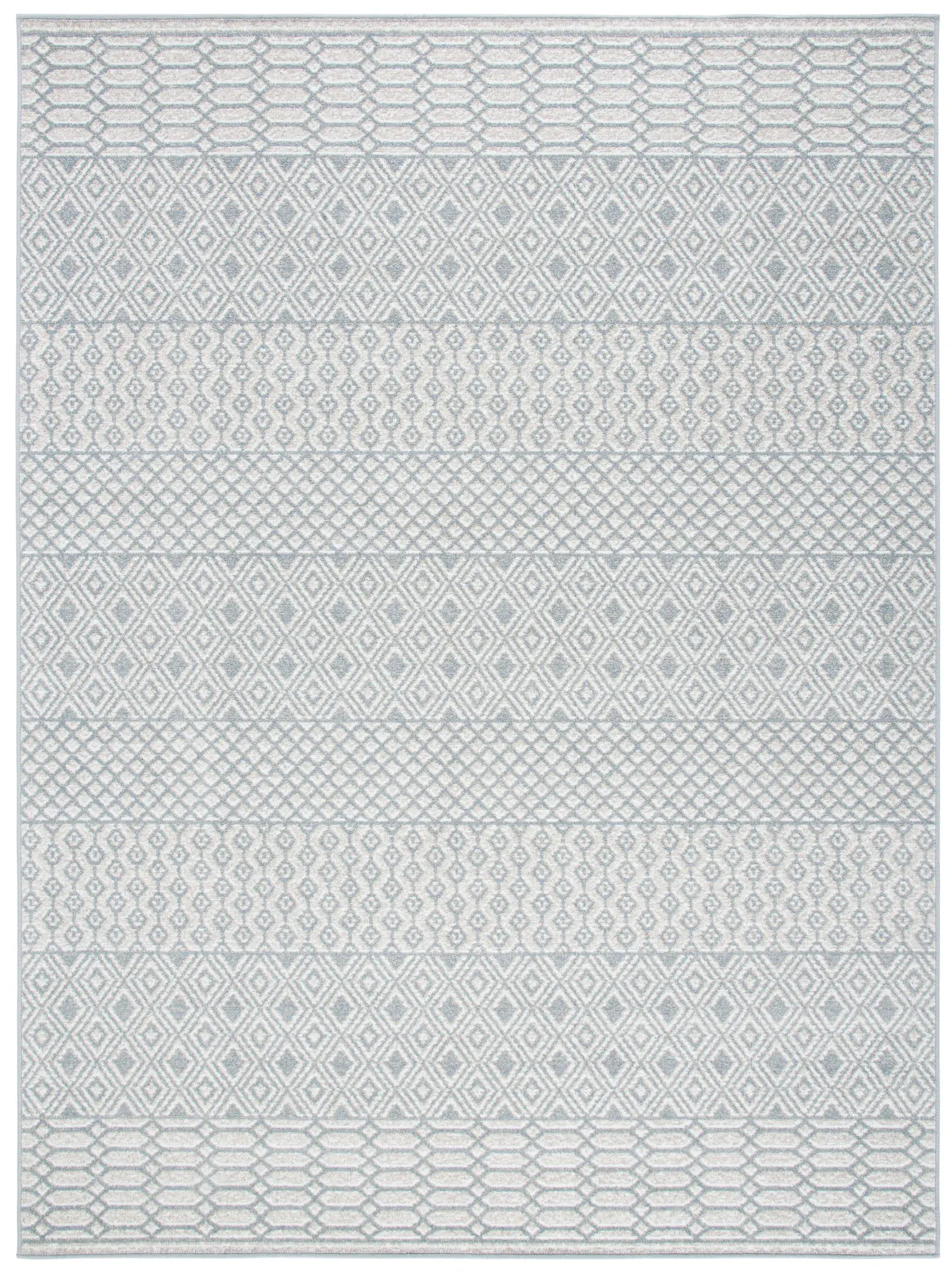 Belmont Banded Diamond Rug