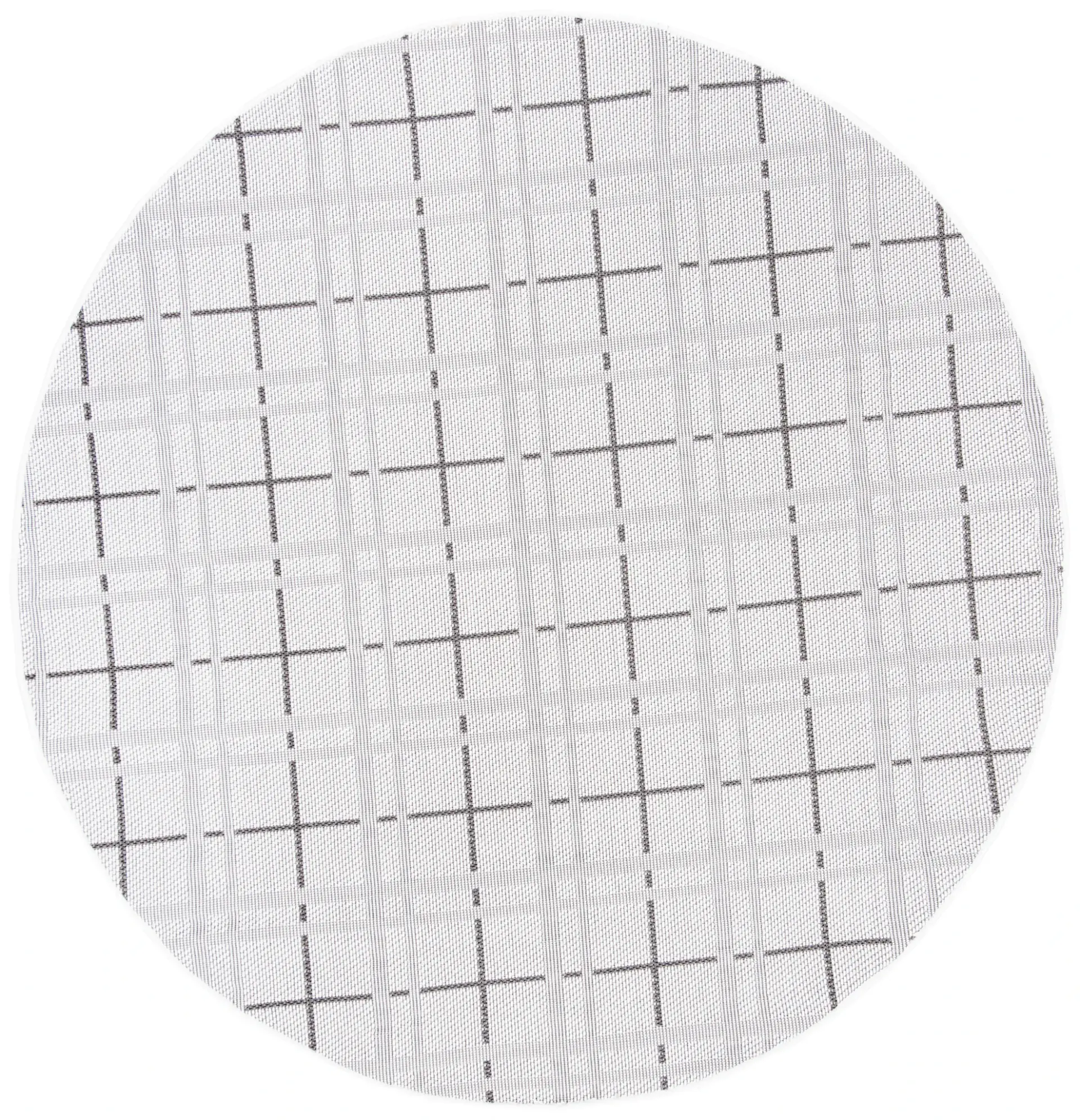 Bermuda Windowpane Grid Washable Outdoor Rug