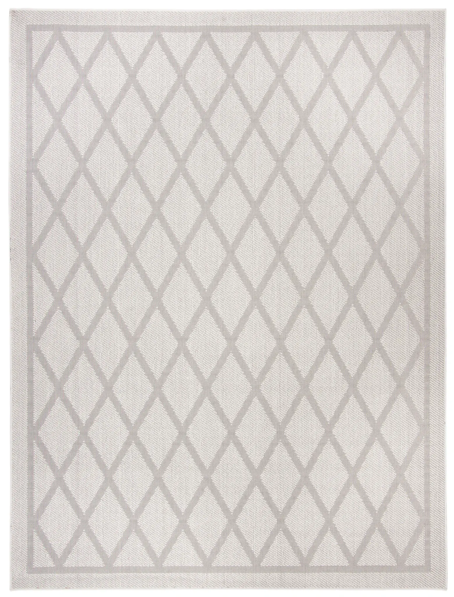 Bermuda Diamond Border Washable Outdoor Rug