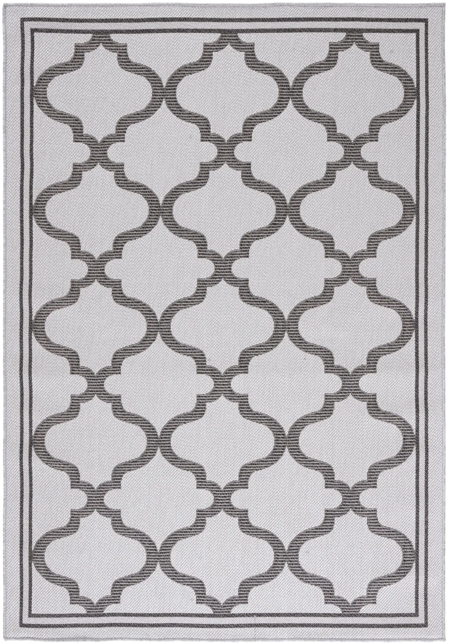 Bermuda Ogee Border Washable Outdoor Rug