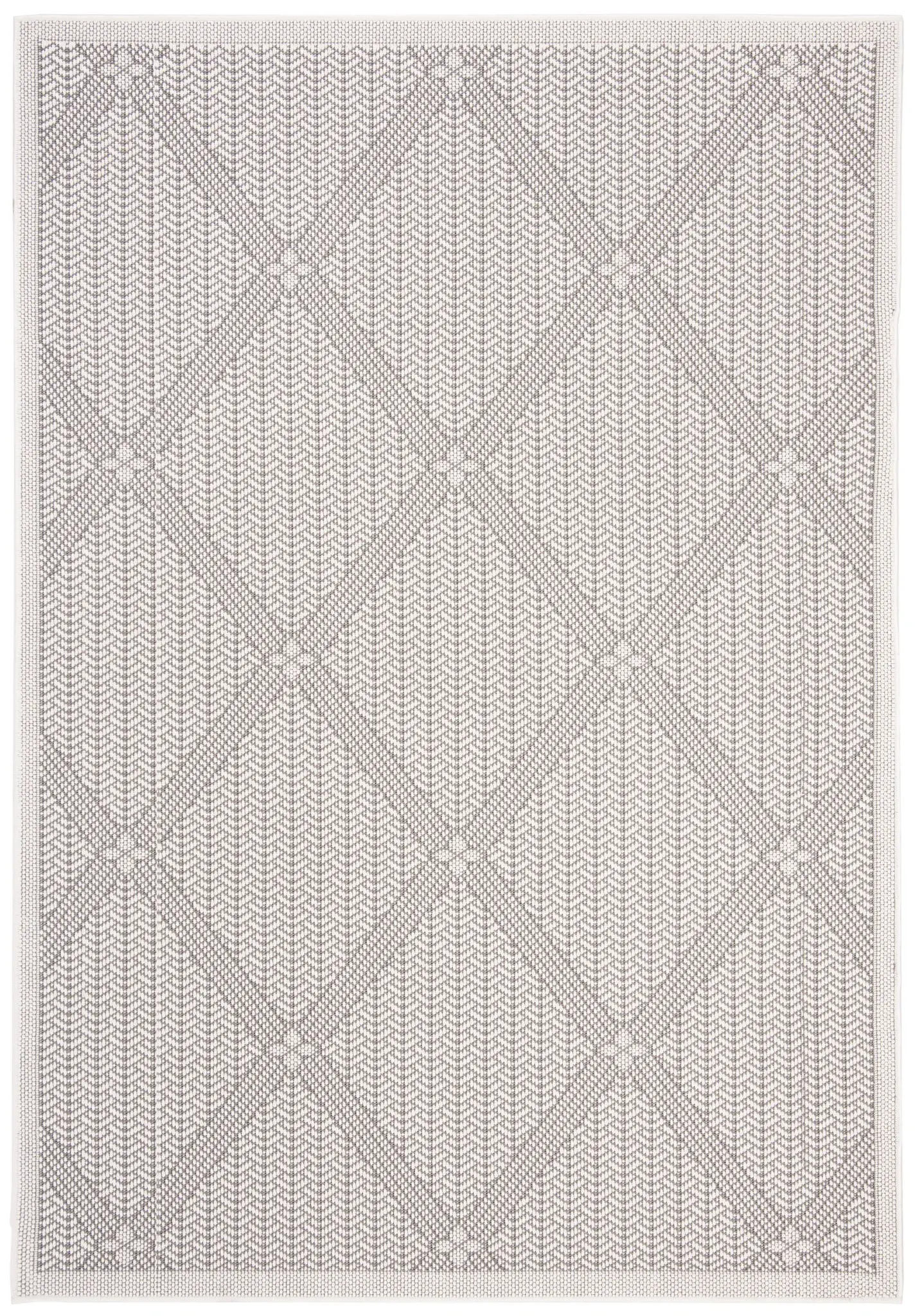 Bermuda Diamond Lattice Washable Outdoor Rug
