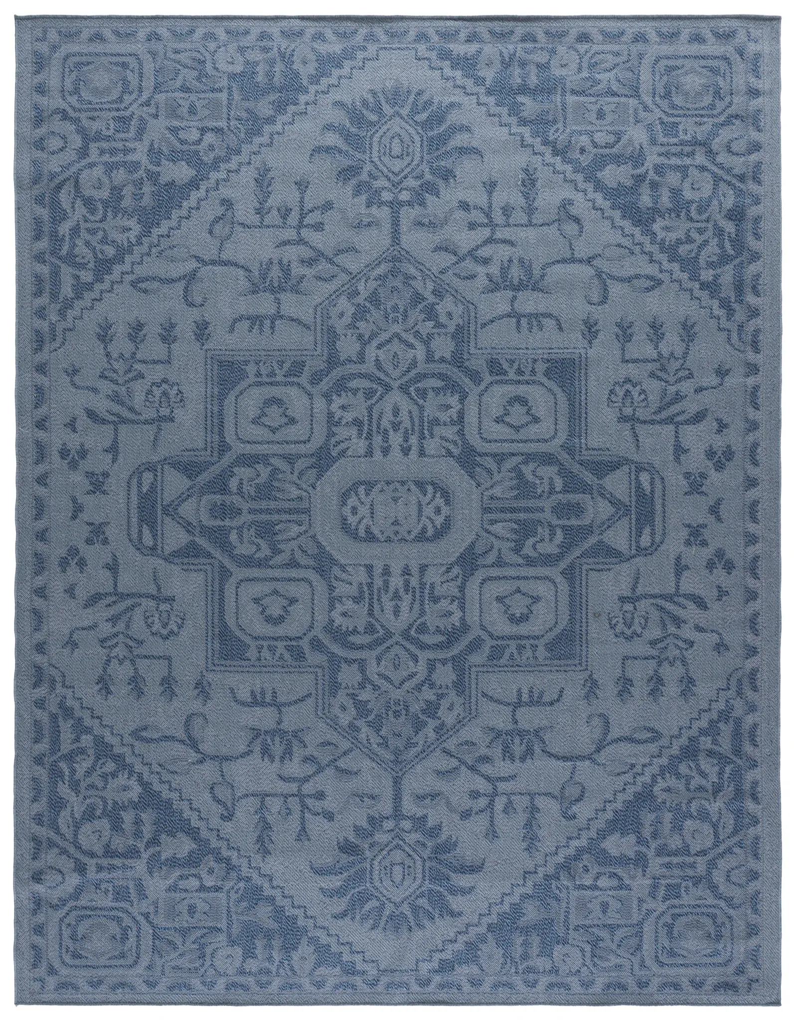 Bermuda Medallion Washable Outdoor Rug