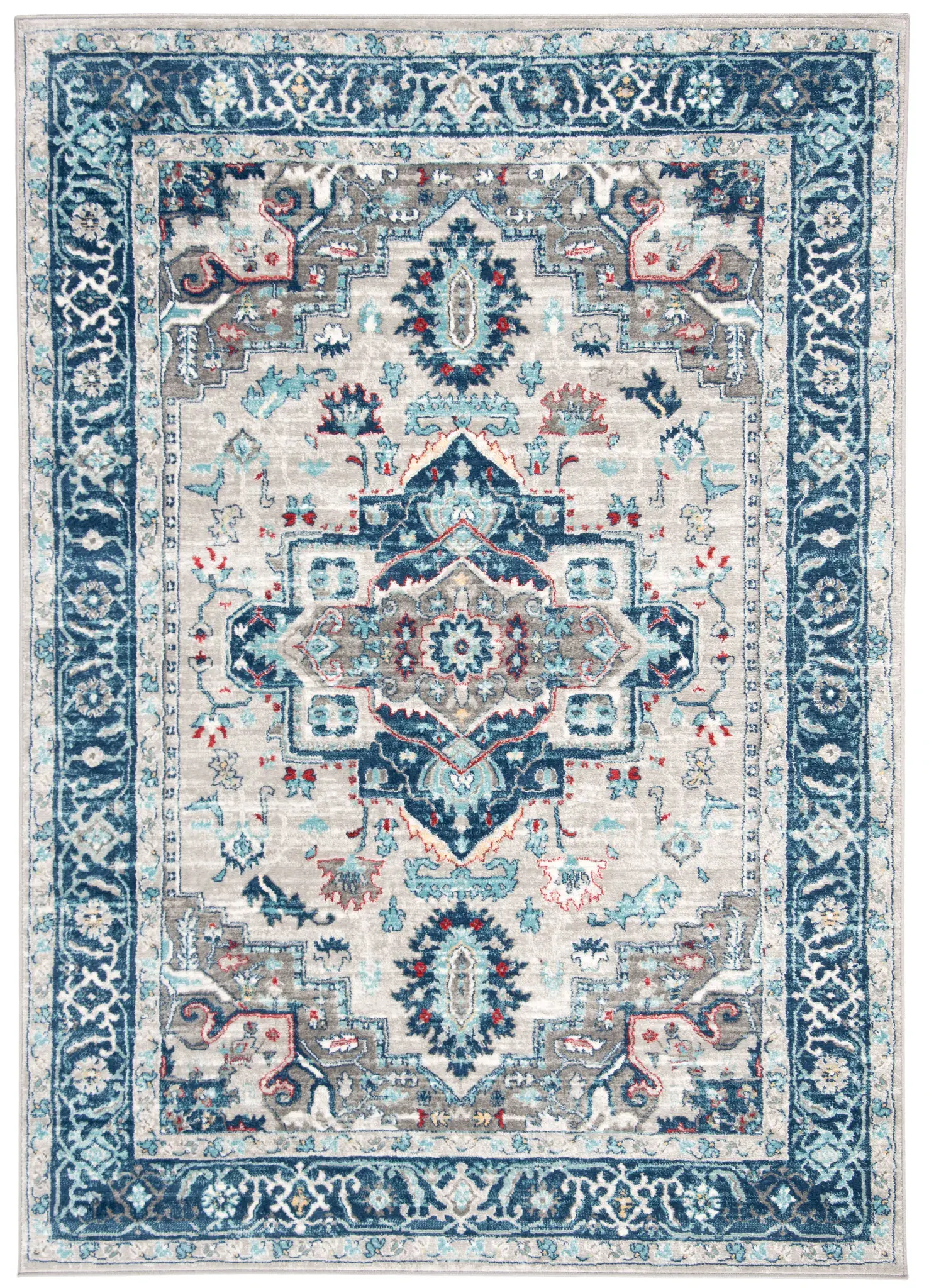Brentwood Traditional Medallion Border Rug