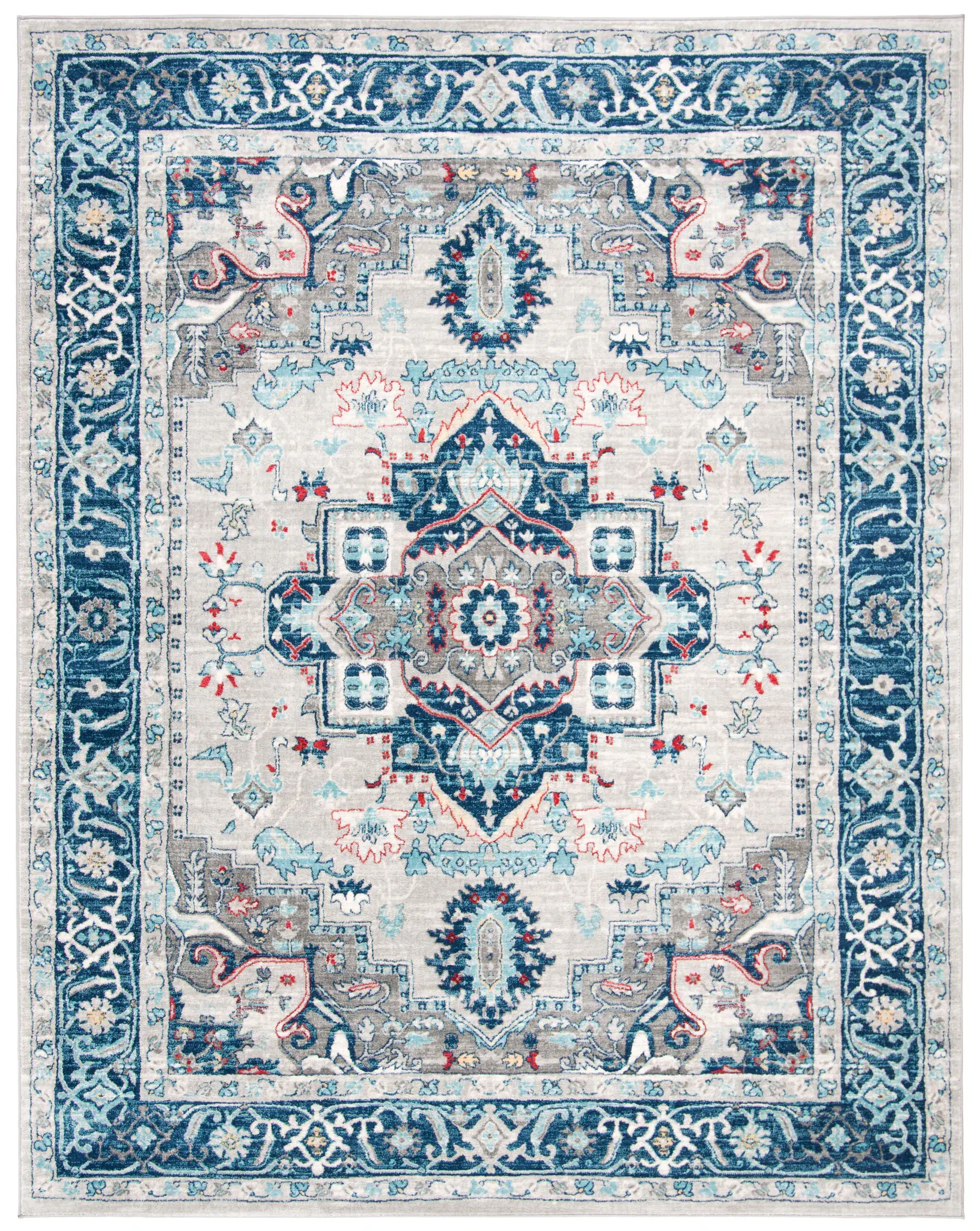Brentwood Traditional Medallion Border Rug