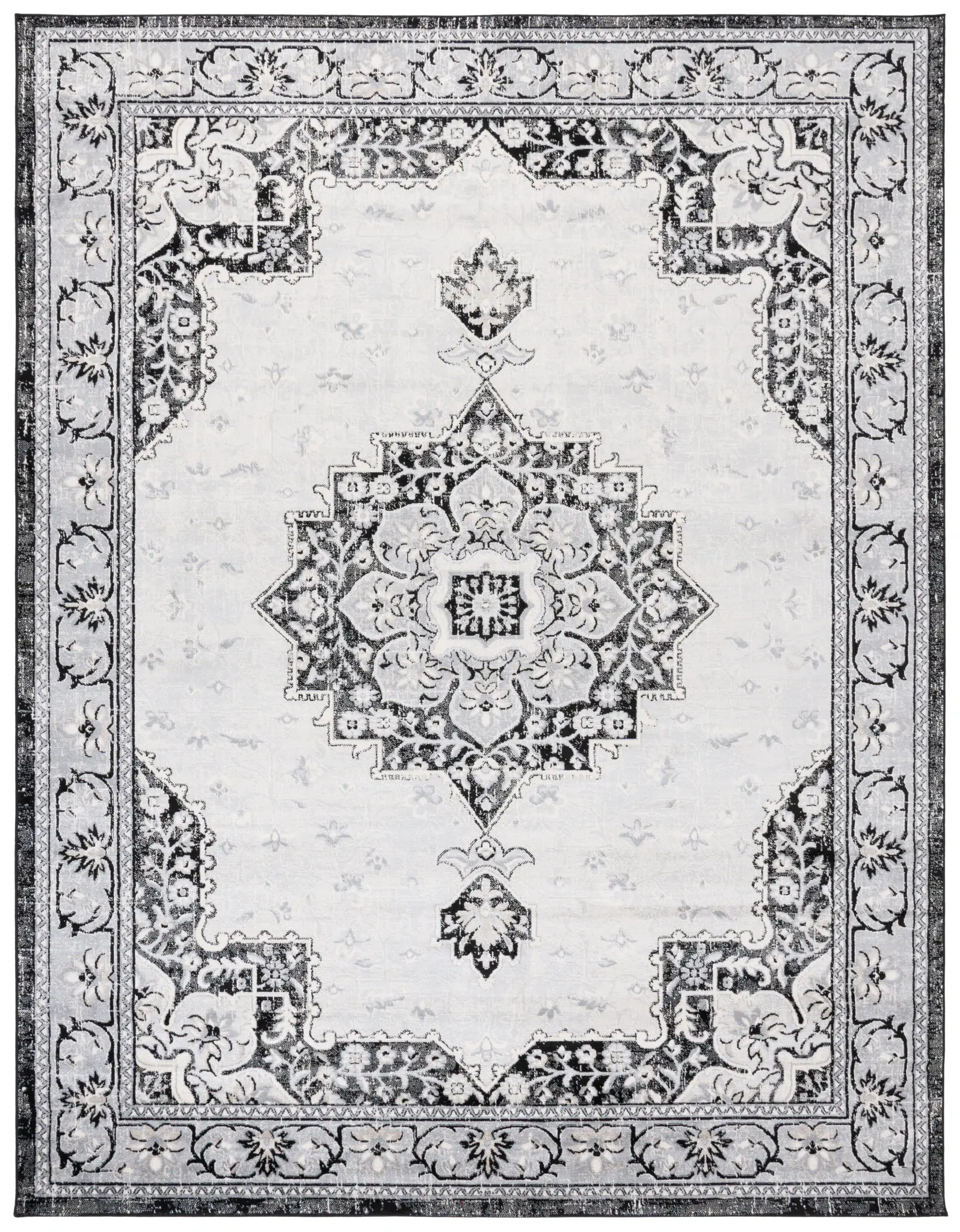 Brentwood Open Field Medallion Rug