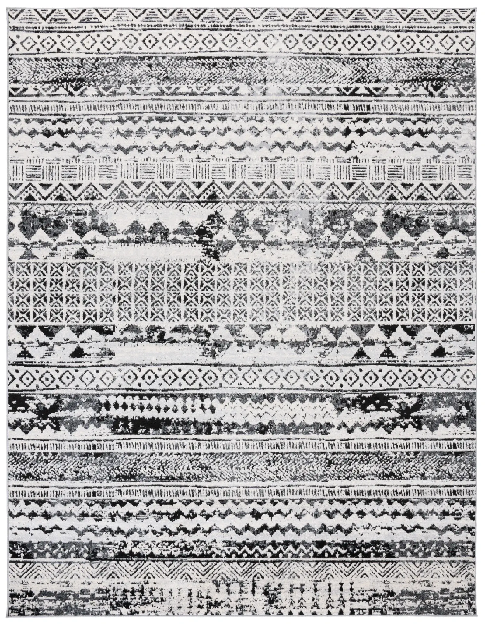 Brentwood Banded Tribal Rug