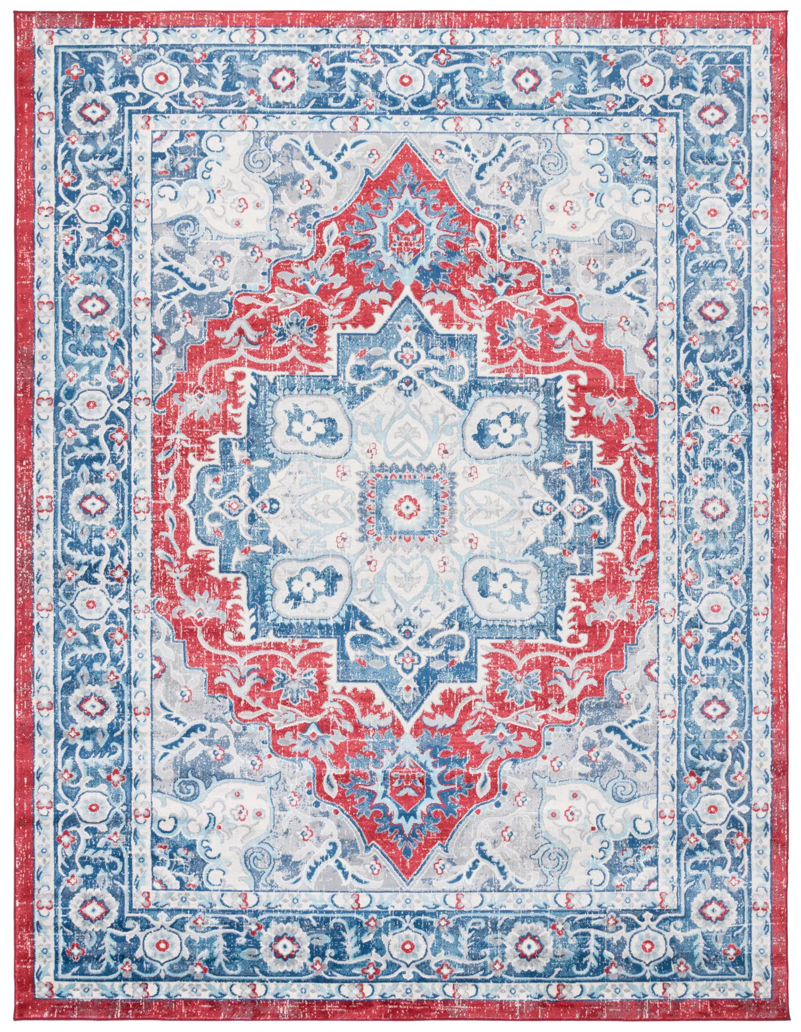 Brentwood Distressed Medallion Rug
