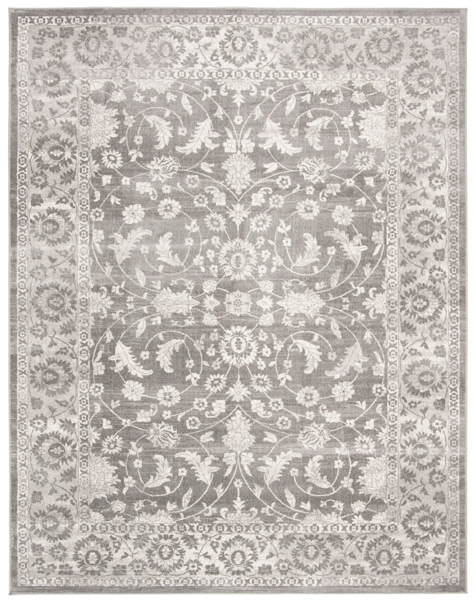 Brentwood Floral Border Rug