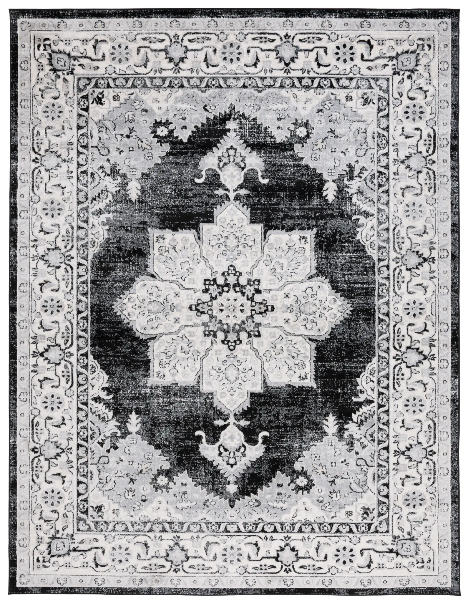 Brentwood Traditional Rosette Medallion Rug