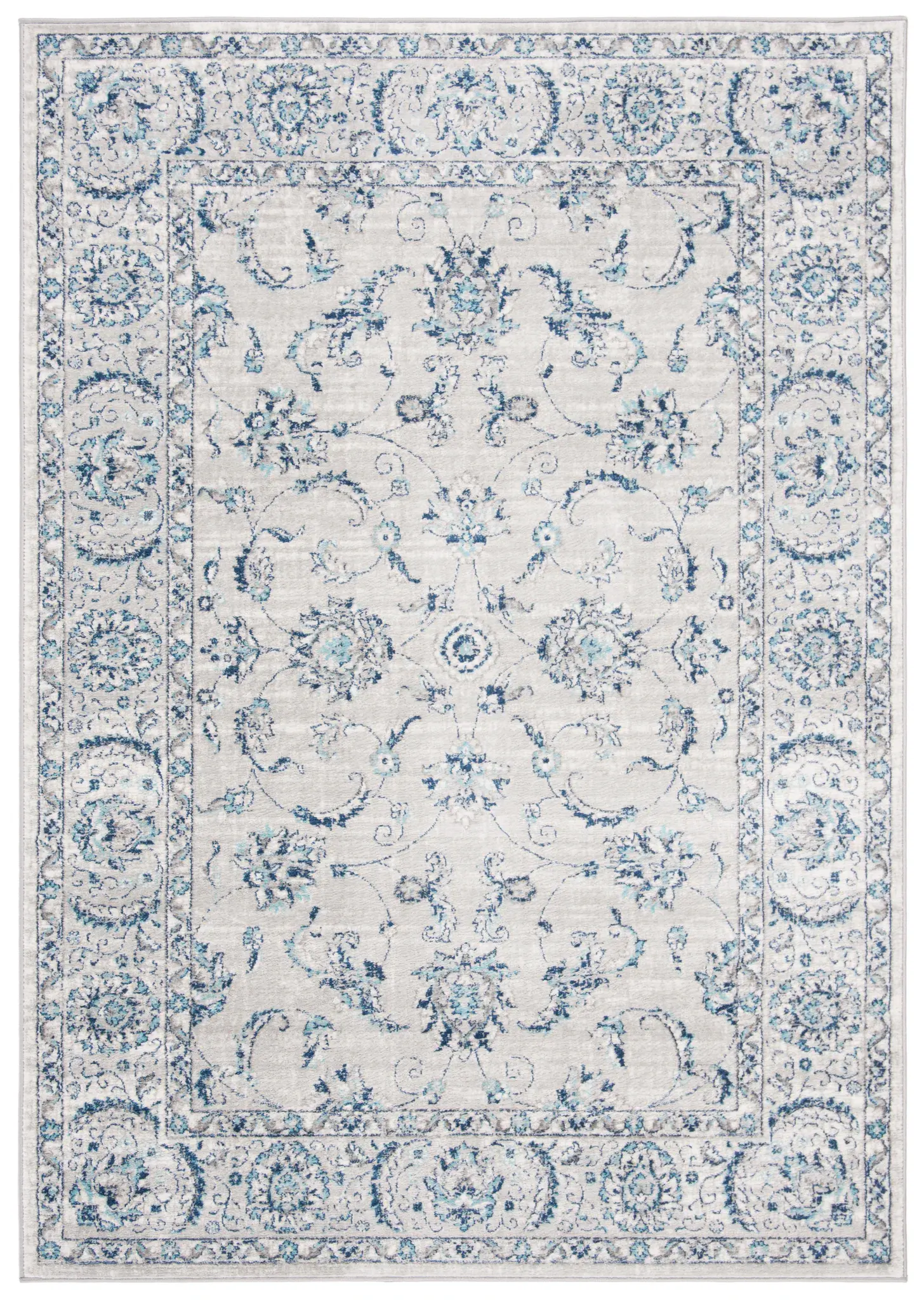 Brentwood Bordered Floral Rug