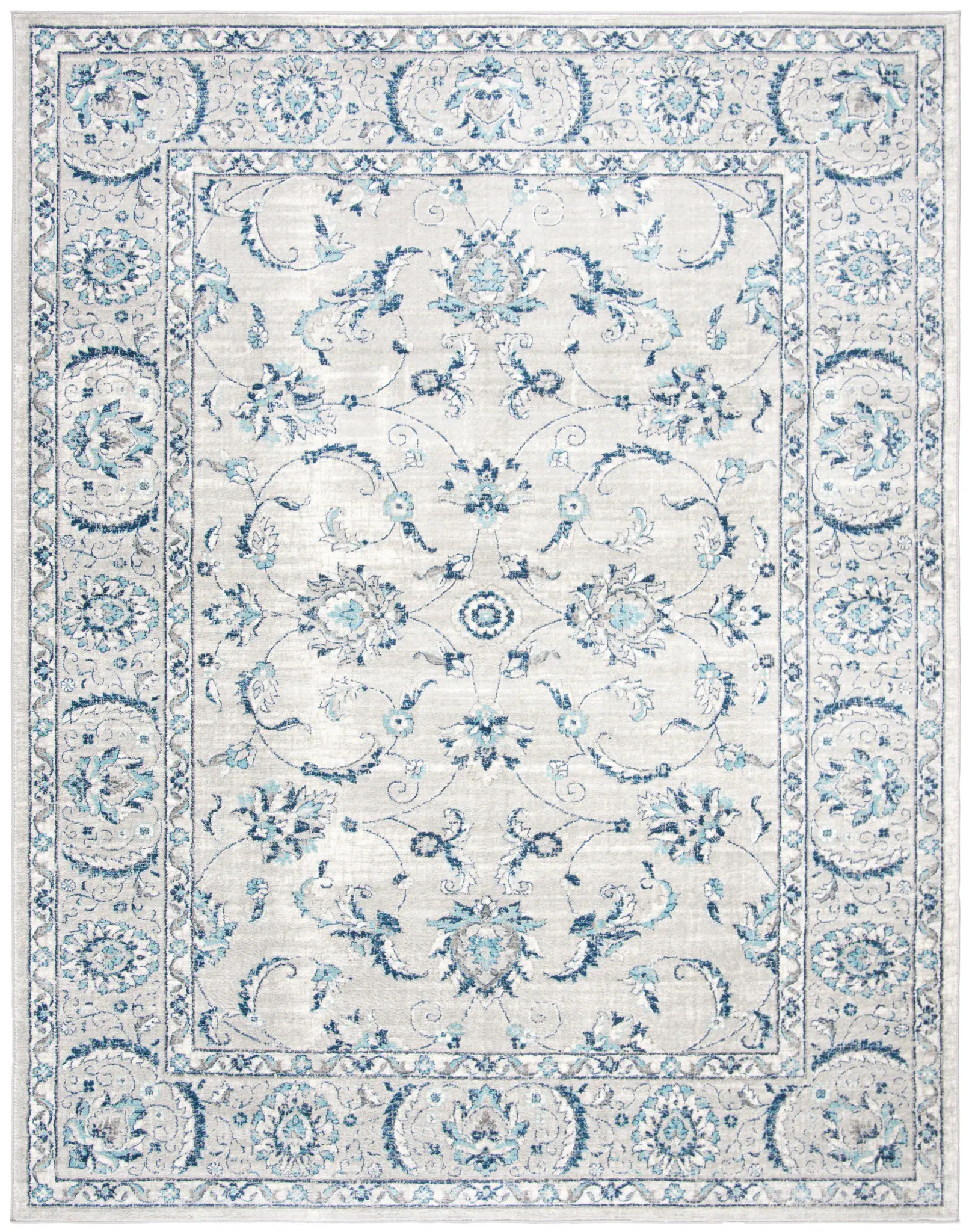 Brentwood Bordered Floral Rug