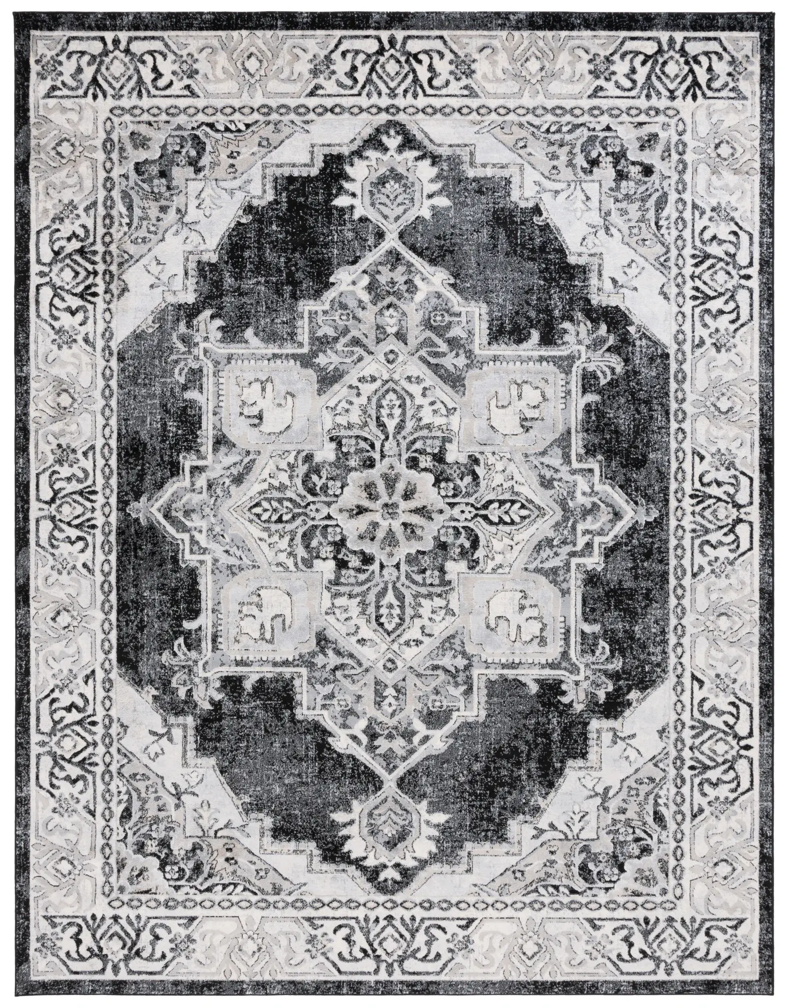 Brentwood Medallion Bordered Rug