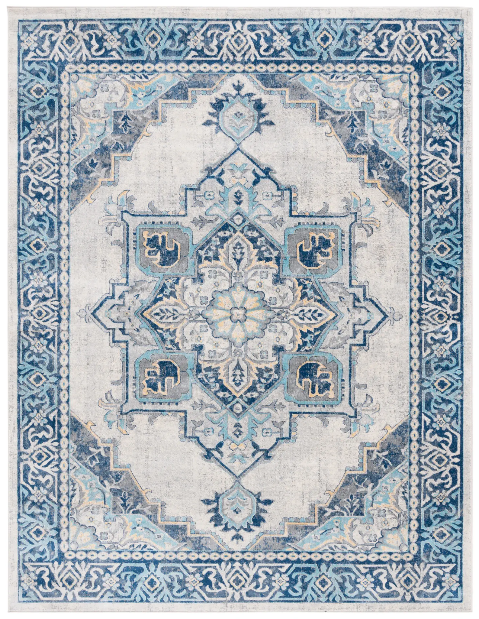 Brentwood Medallion Bordered Rug