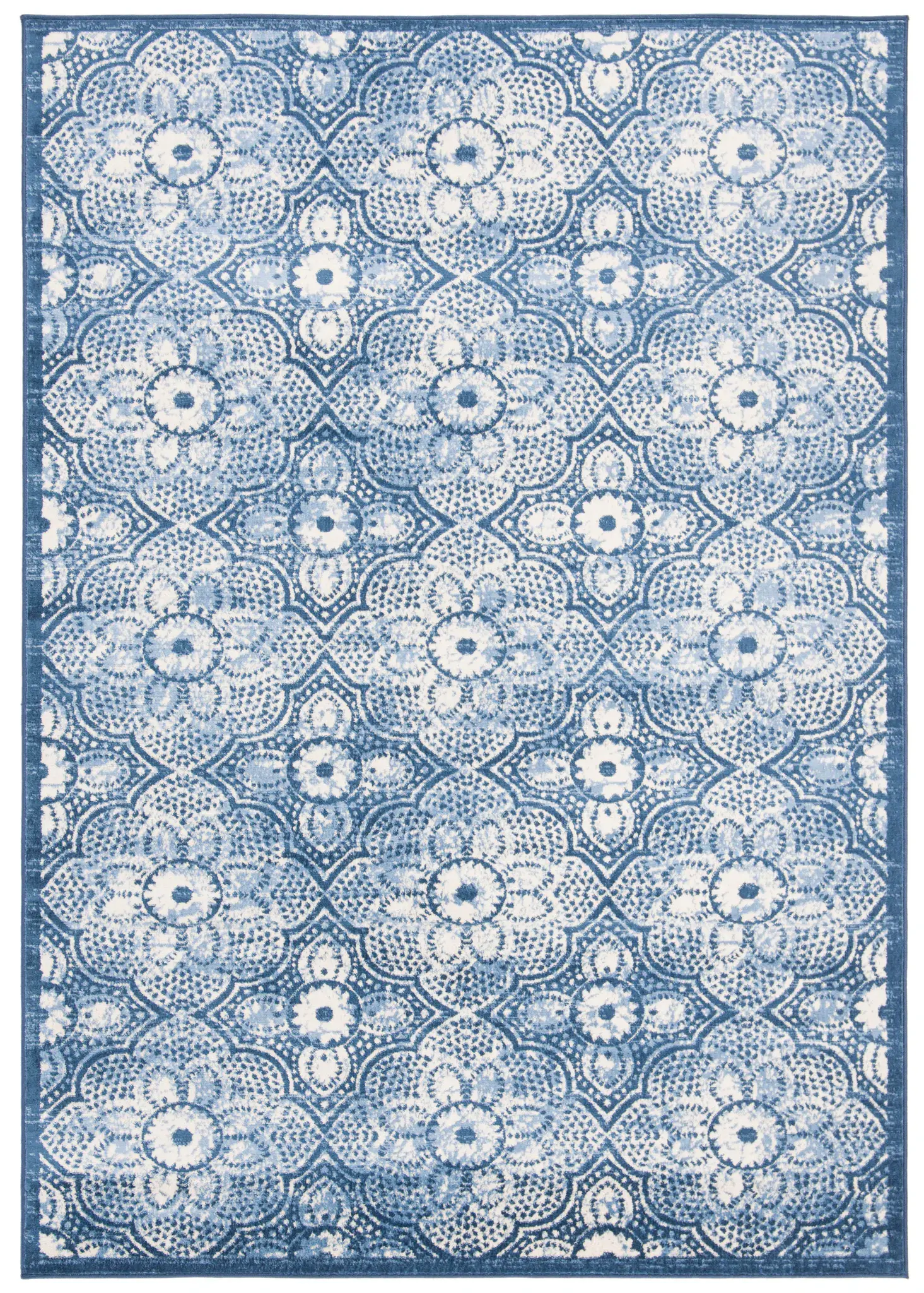 Brentwood Floral Tile Rug