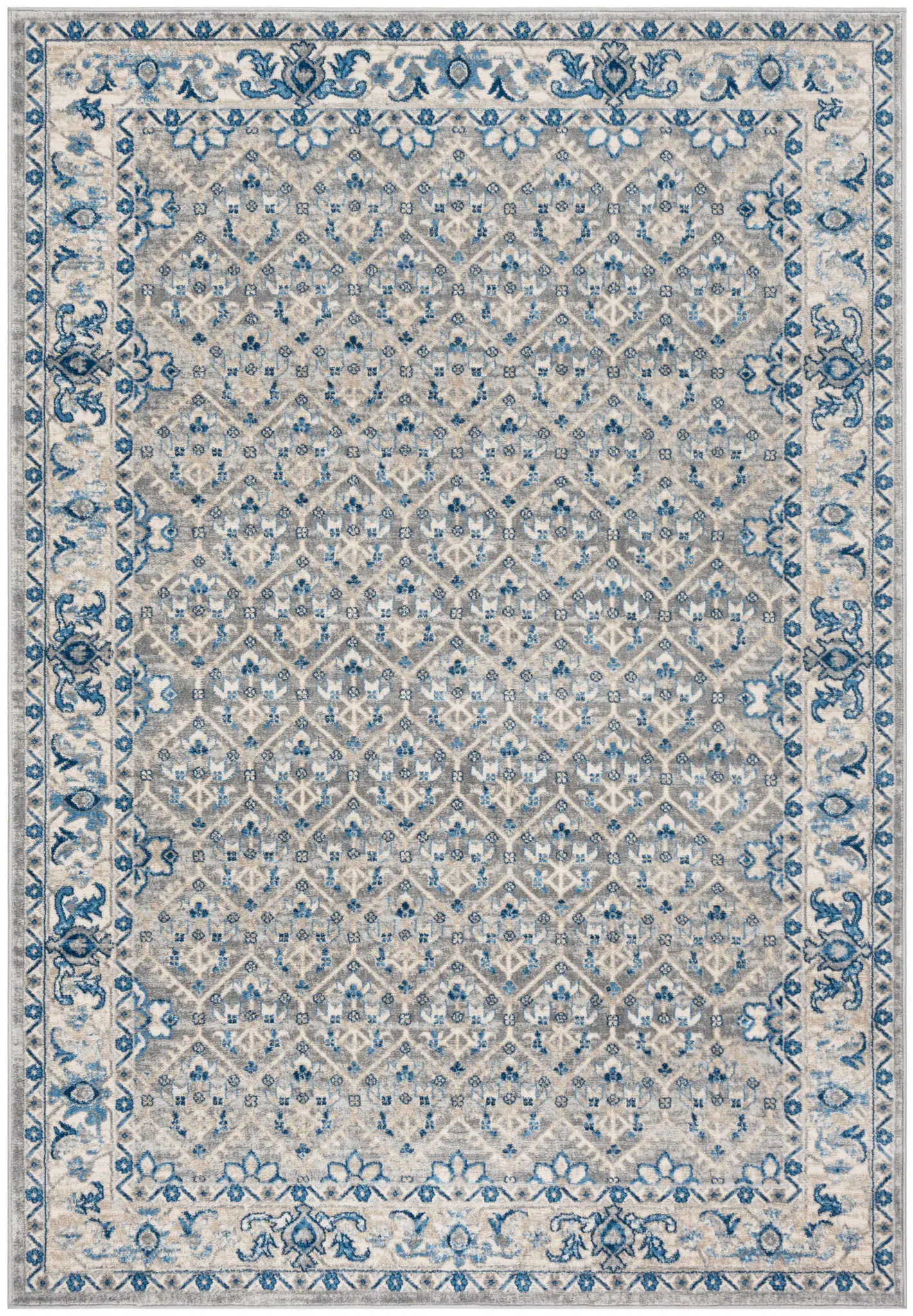 Brentwood Floral Lattice Rug