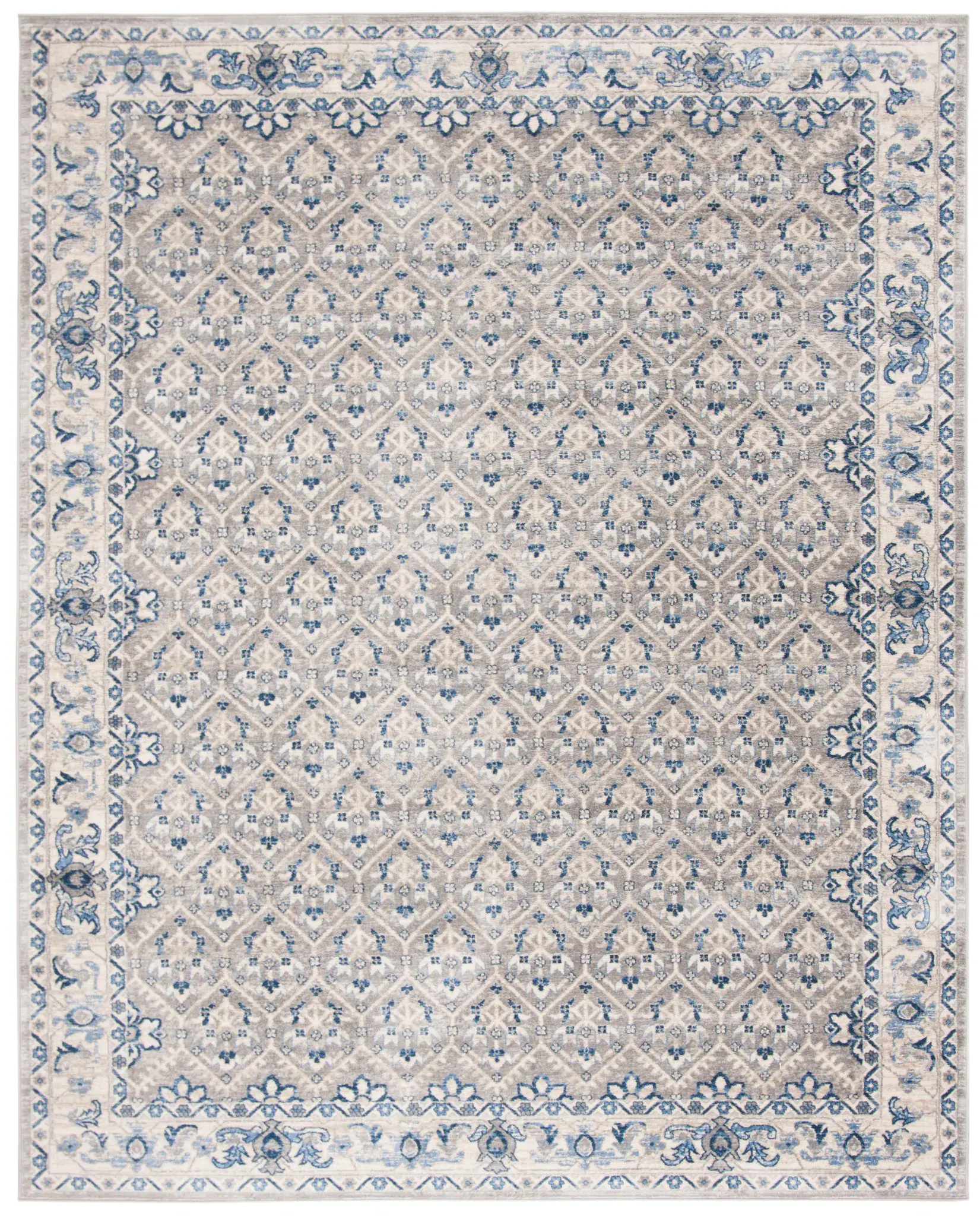 Brentwood Floral Lattice Rug
