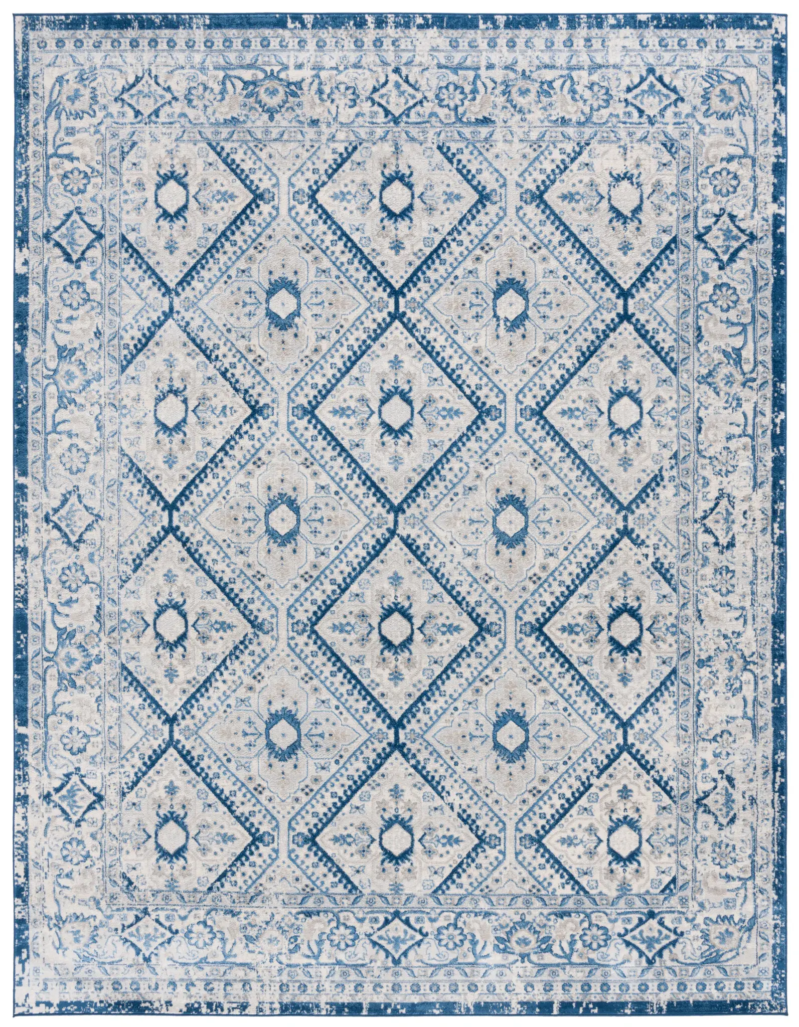Brentwood Bordered Diamond Rug