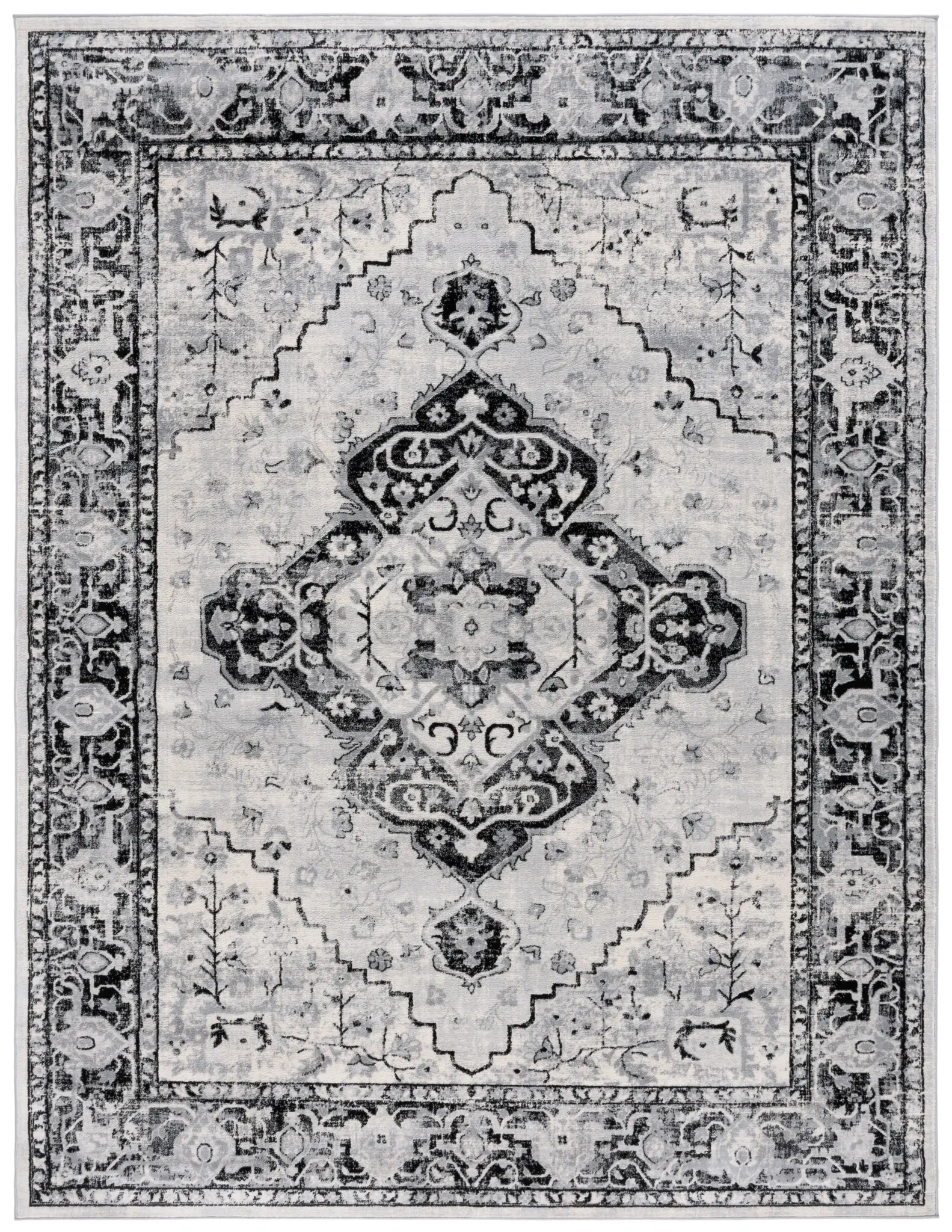 Brentwood Medallion Border Rug