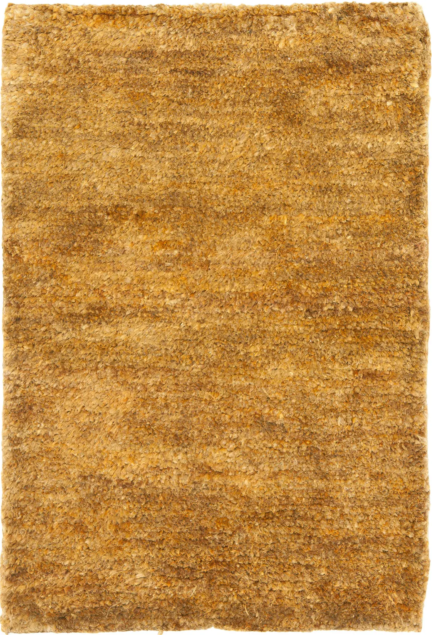 Bohemian Modern Textured Solid Hand-Knotted Rug