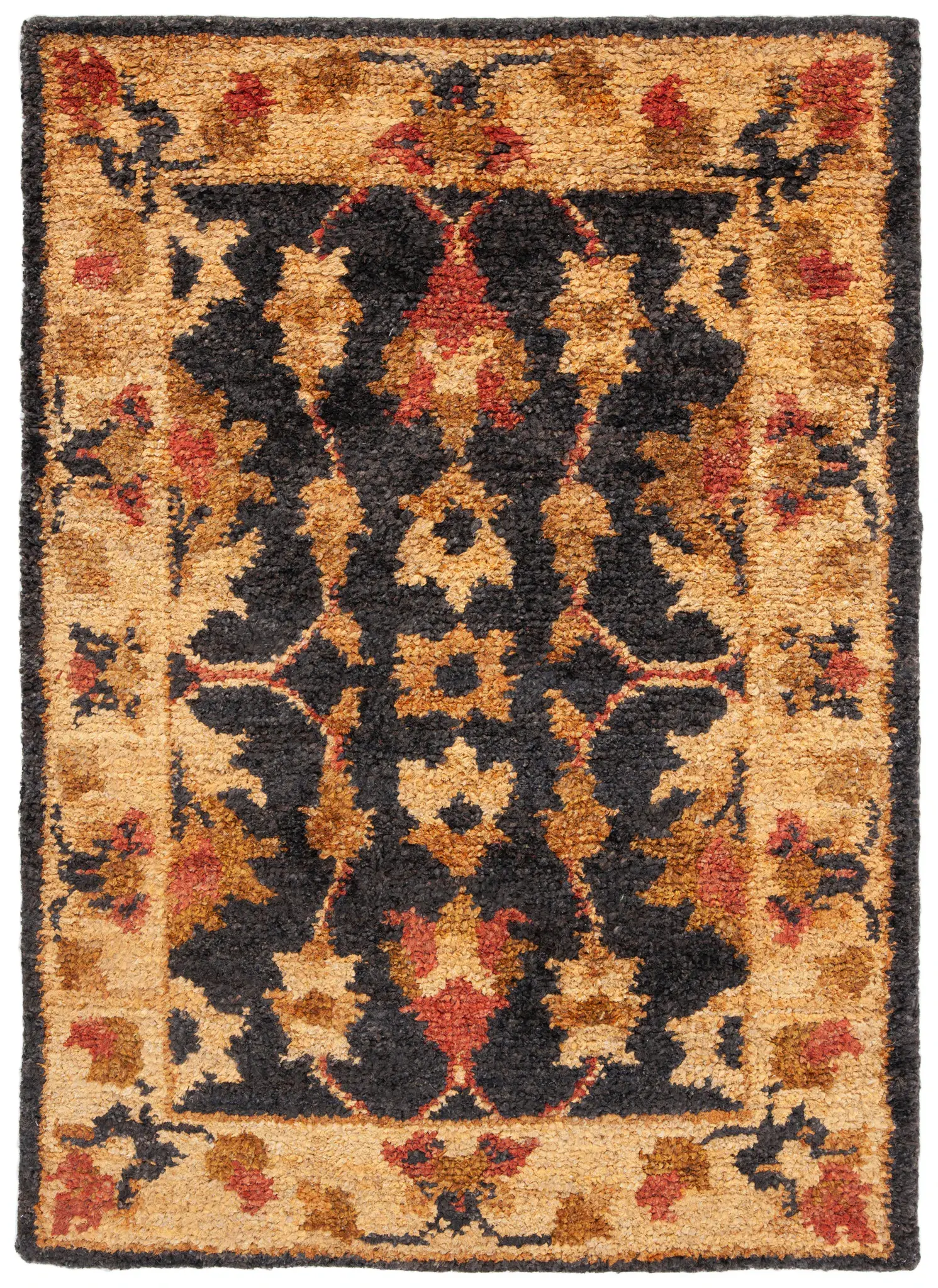 Bohemian Vine And Blossom Hand-Tufted Rug