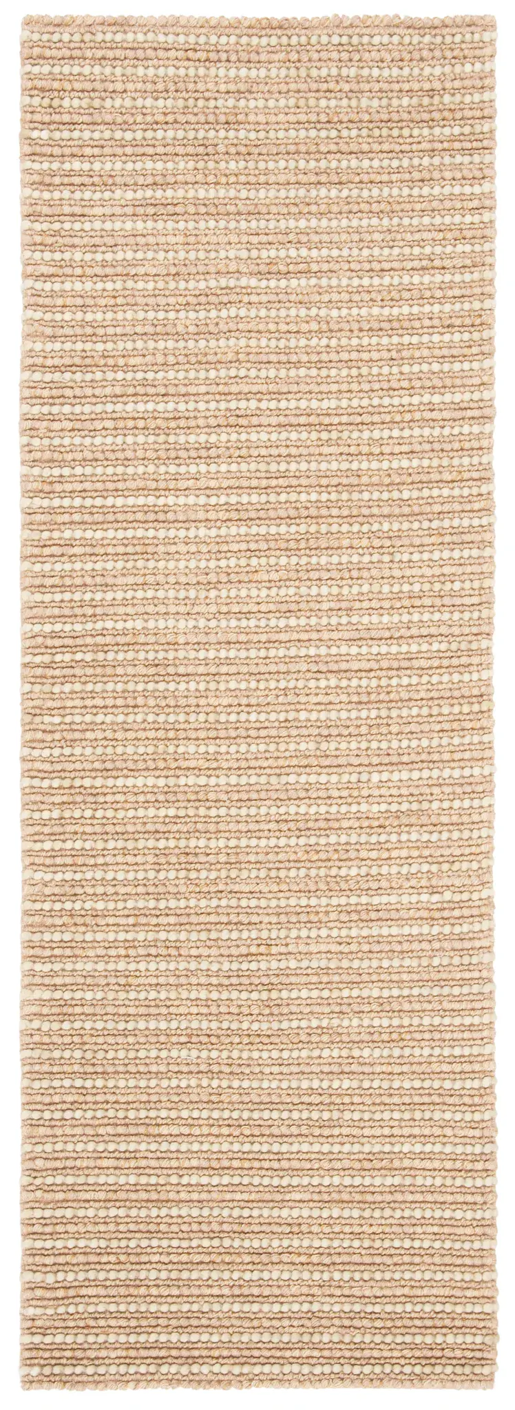 Bohemian Scandinavian Striped Hand-Woven Rug