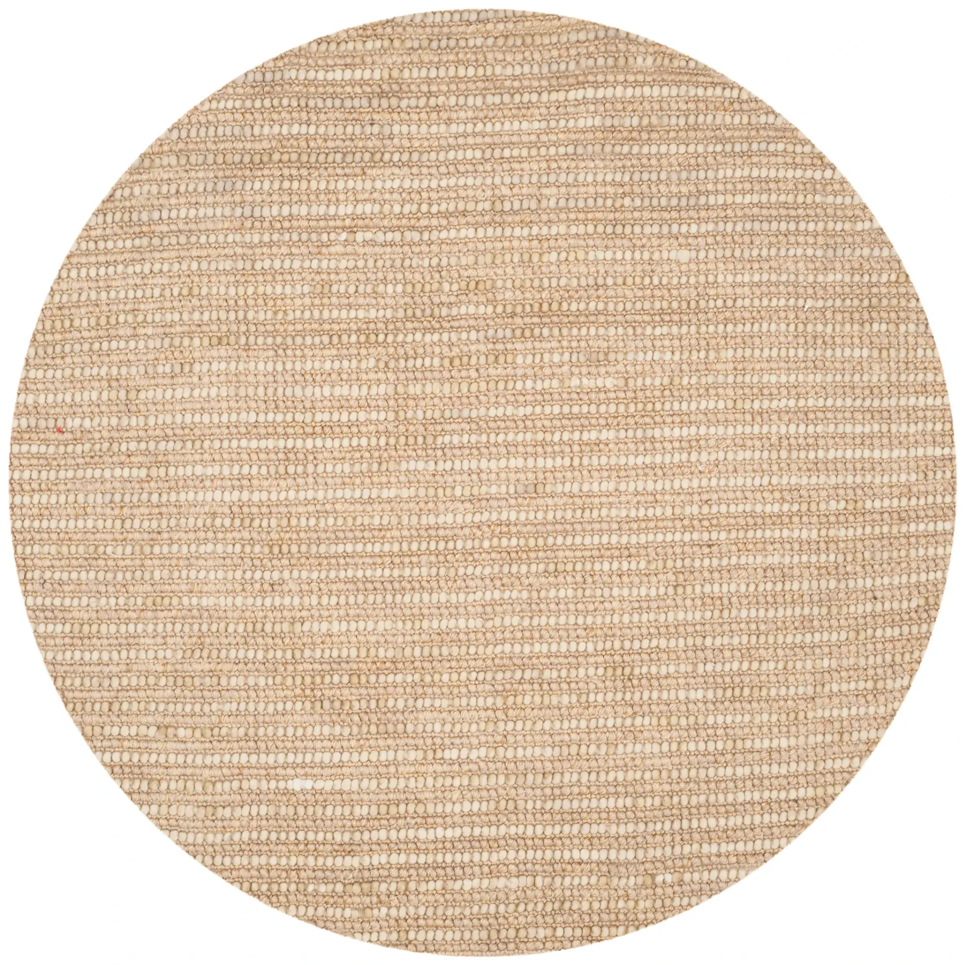Bohemian Scandinavian Striped Hand-Woven Rug