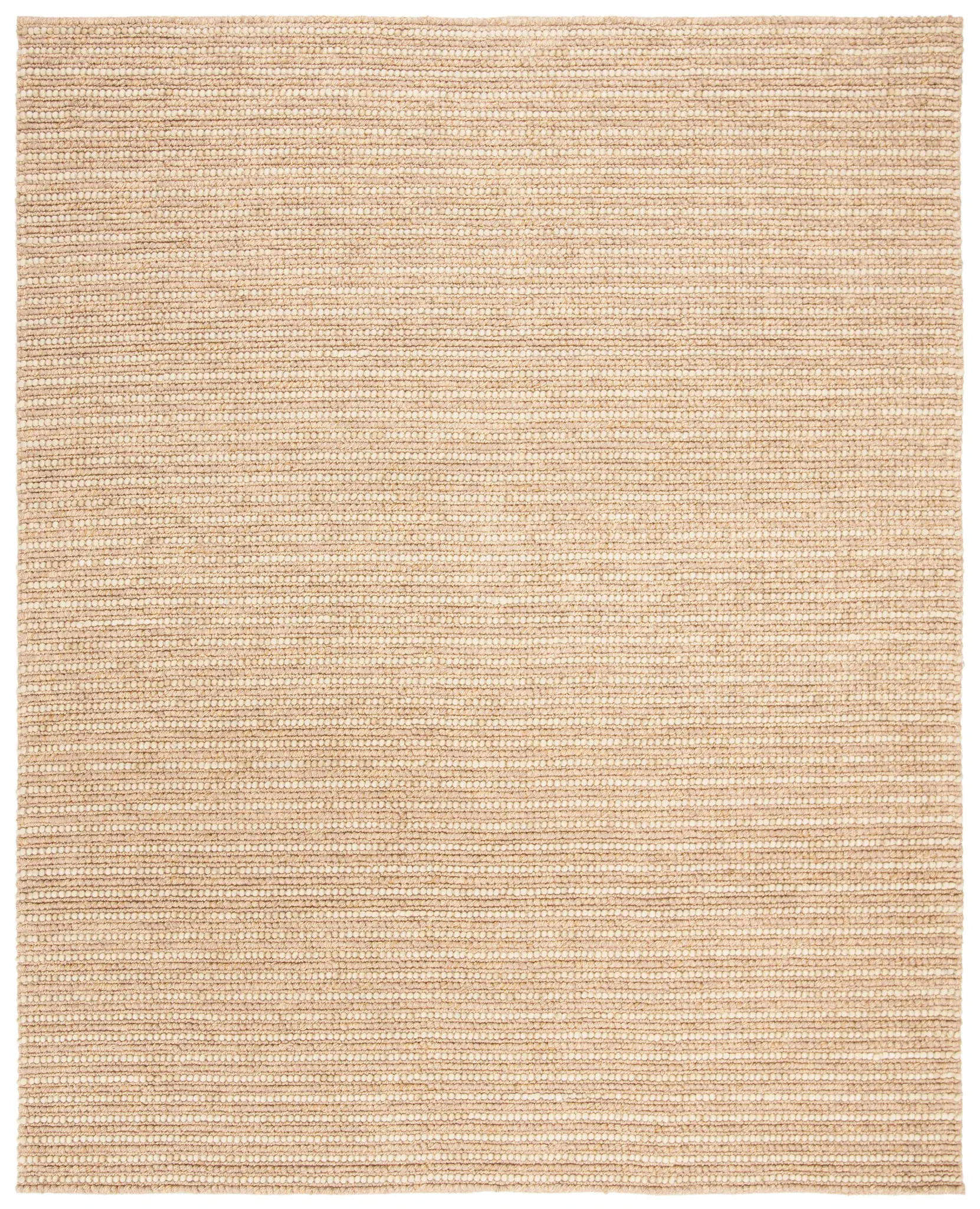 Bohemian Scandinavian Striped Hand-Woven Rug