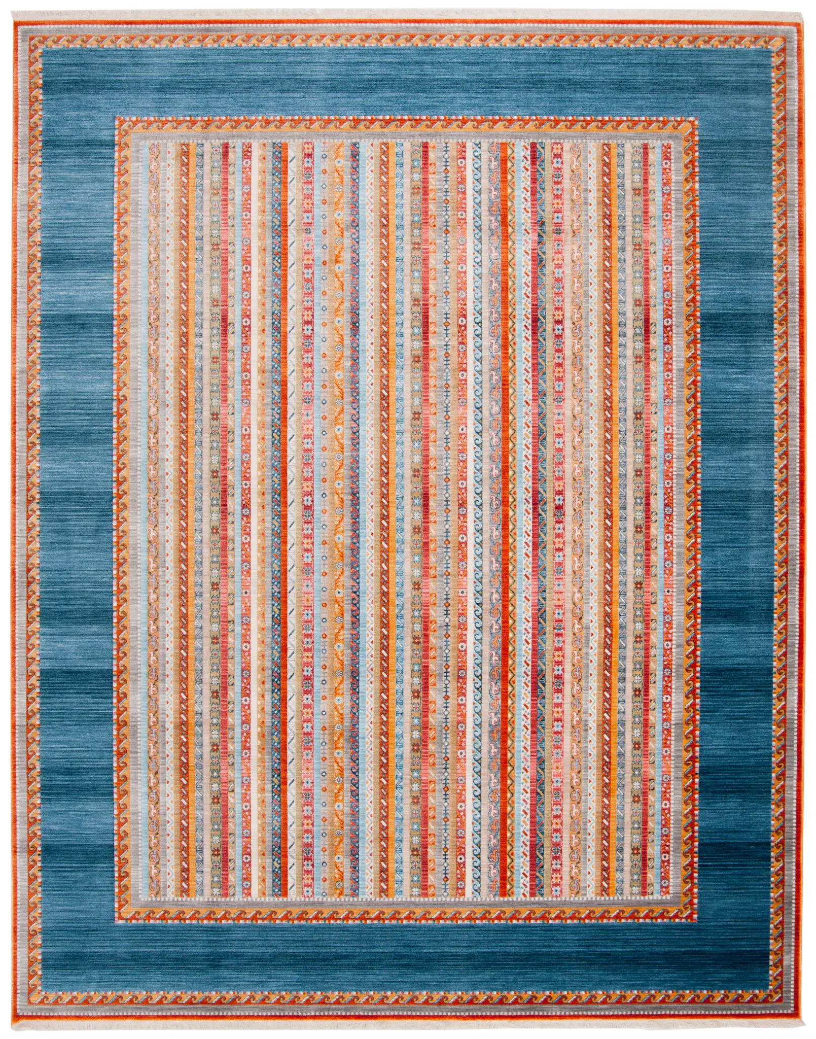 Bokhara Striped Border Rug