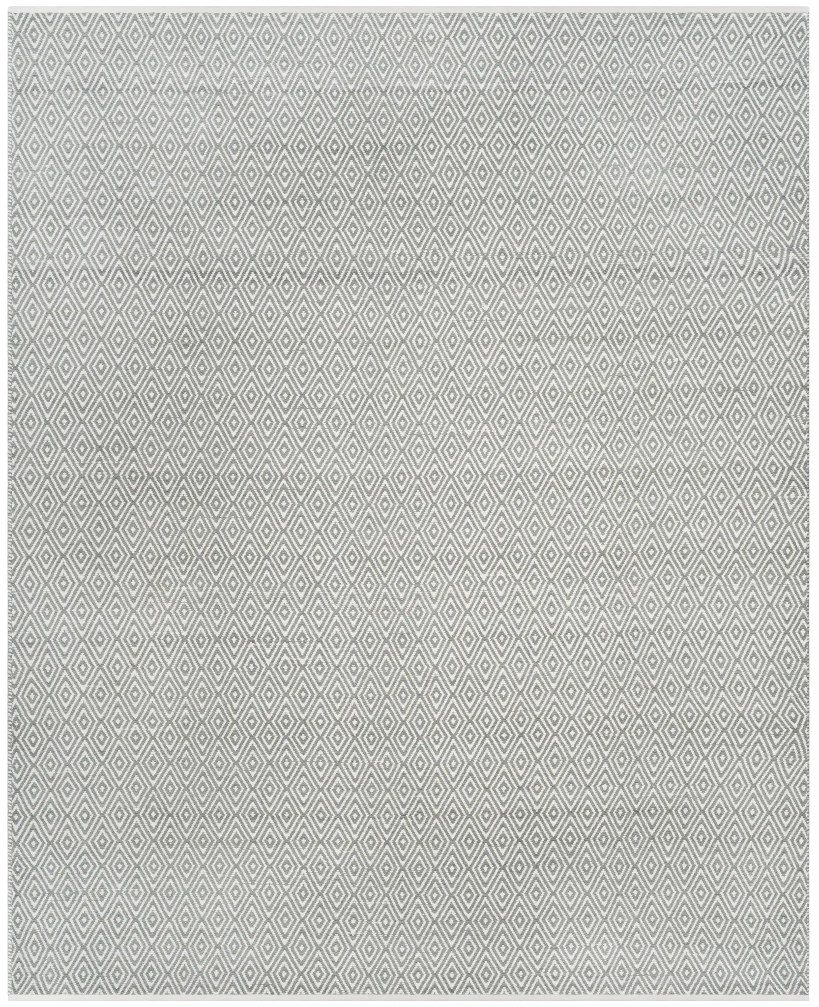 Boston Concentric Diamond Flatweave Cotton Rug