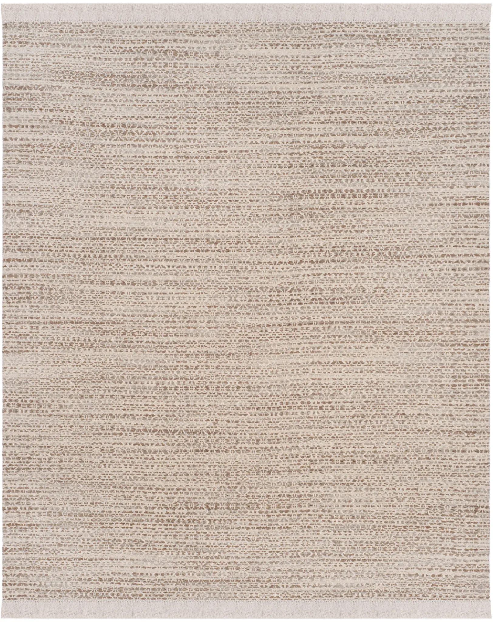 Boston Lattice Stripe Flatweave Cotton Rug
