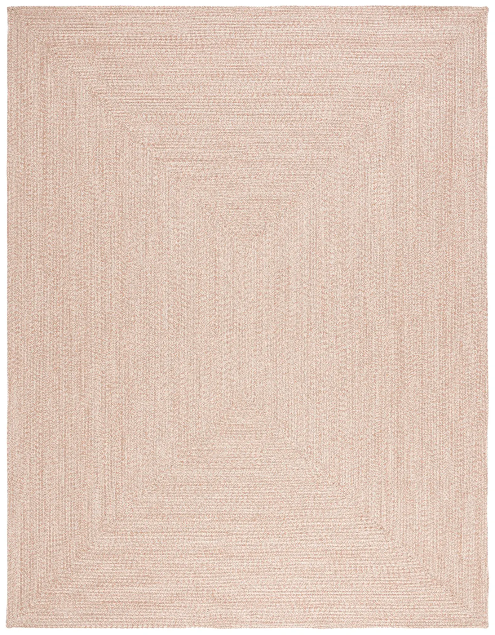 Braided Concentric Fleck Washable Outdoor Rug
