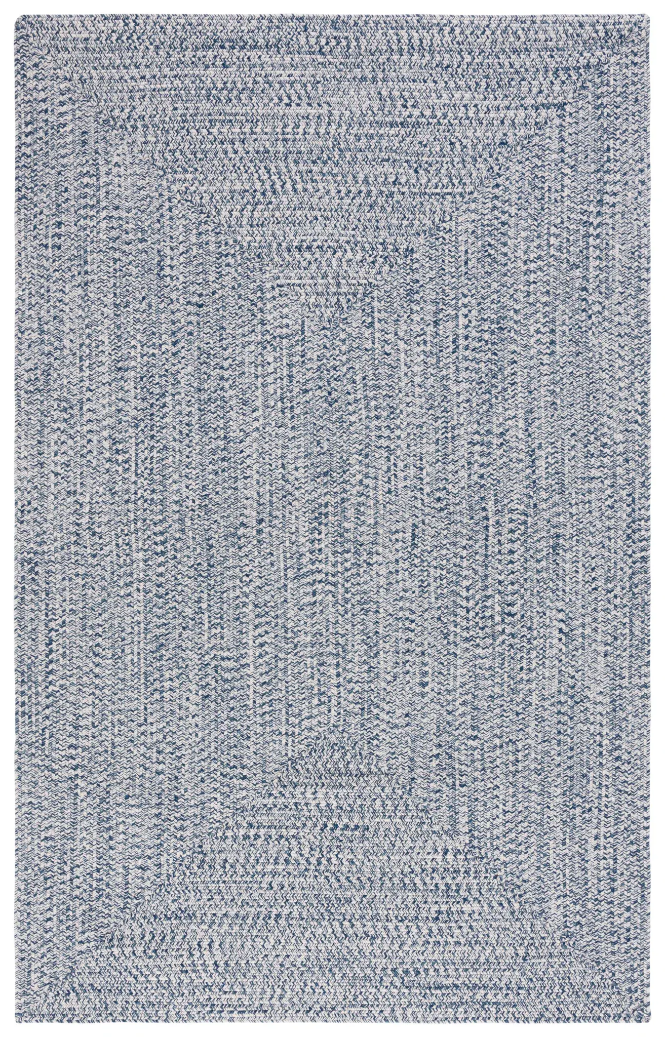 Braided Concentric Fleck Washable Outdoor Rug