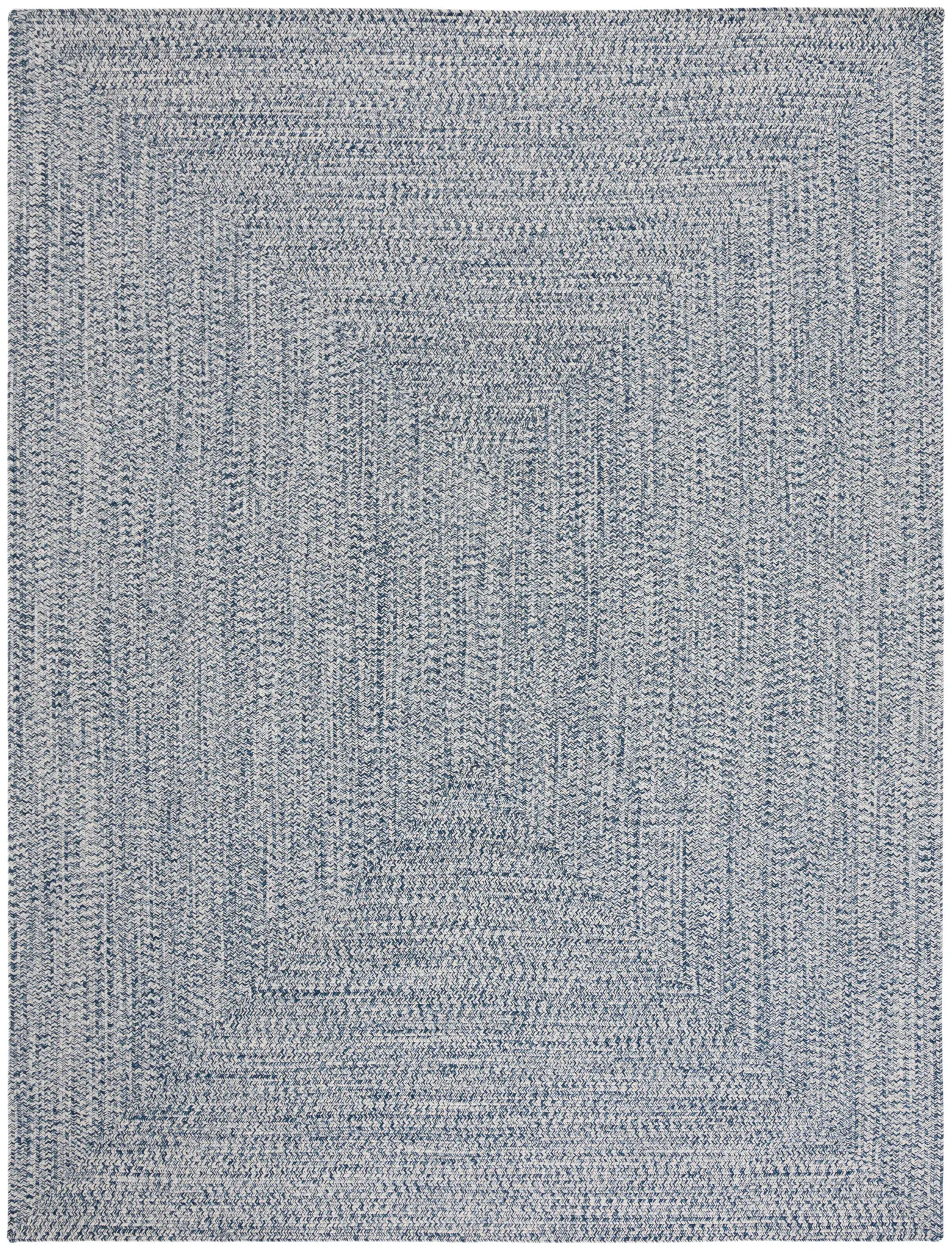 Braided Concentric Fleck Washable Outdoor Rug