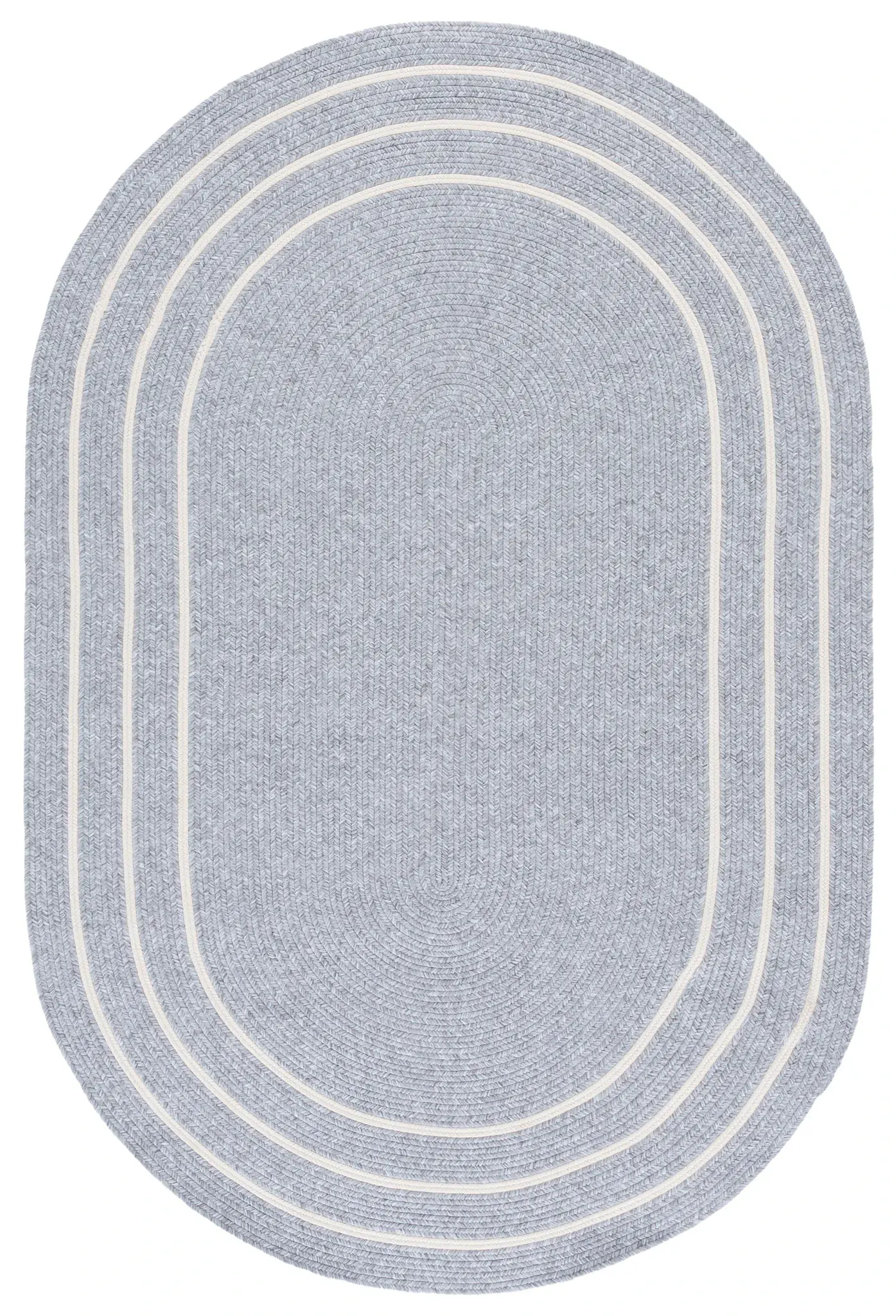 Braided Border Hand-Woven Washable Outdoor Rug
