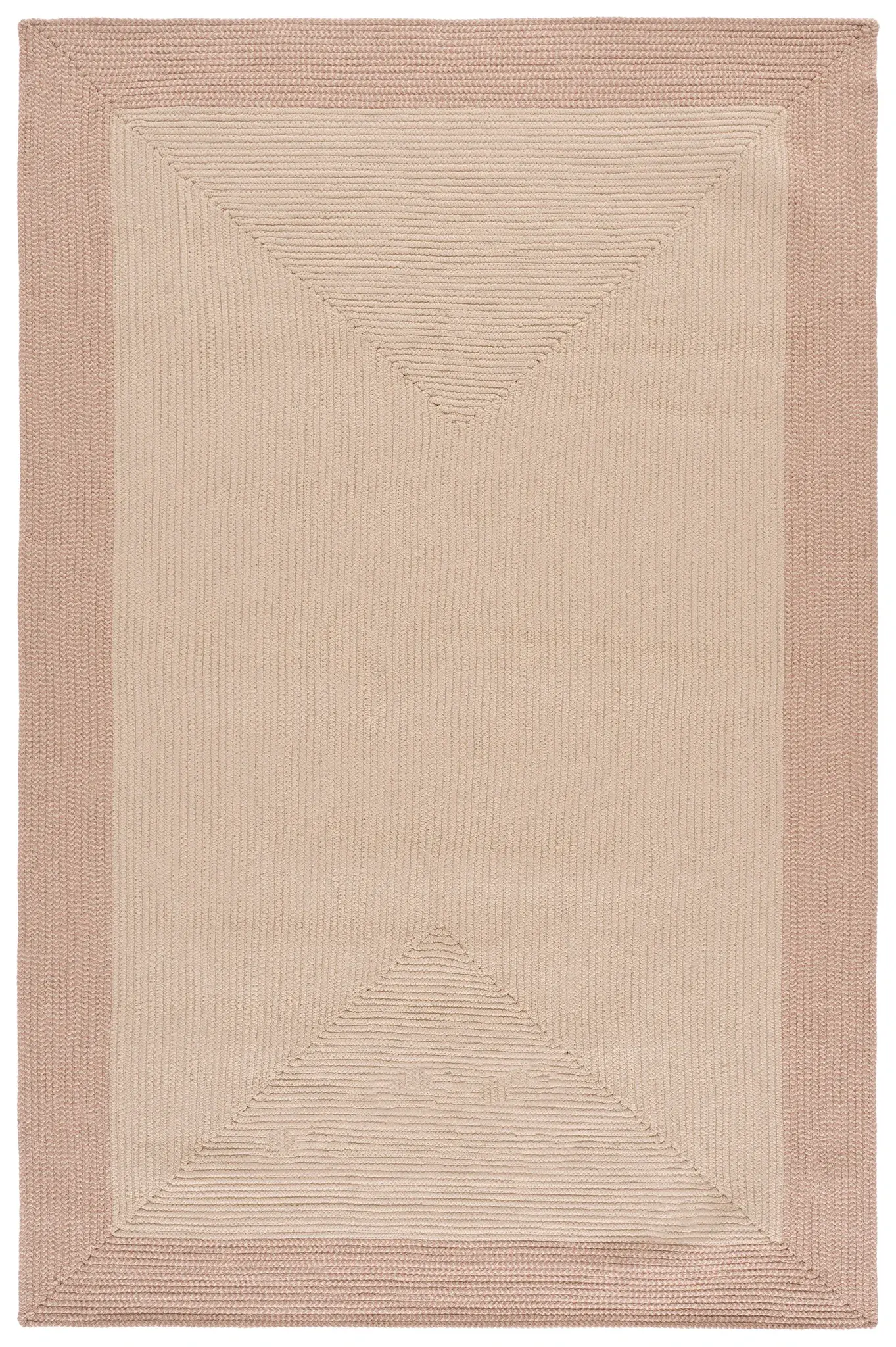 Braided Modern Border Washable Outdoor Rug
