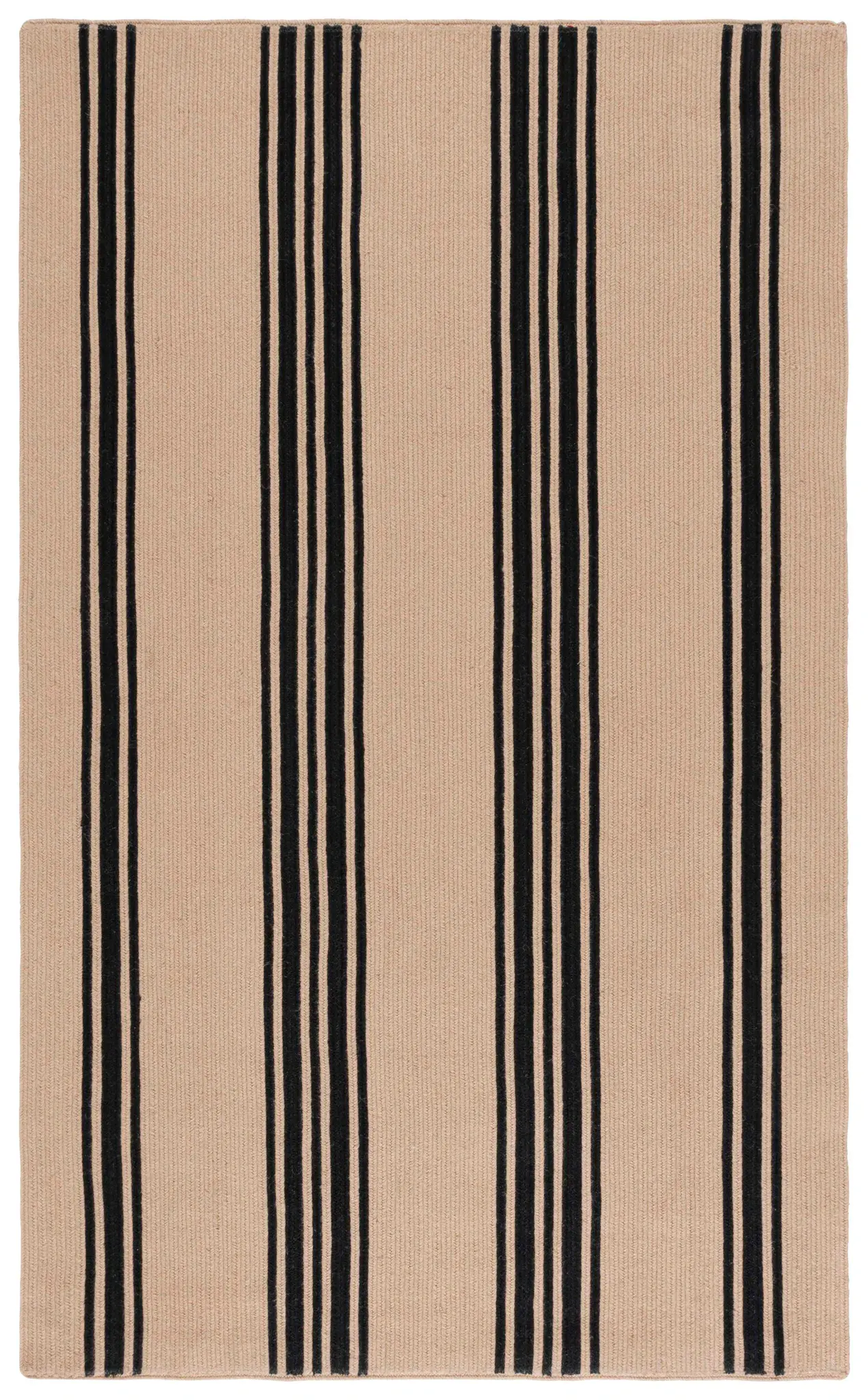 Braided Concentric Stripe Hand-Woven Rug