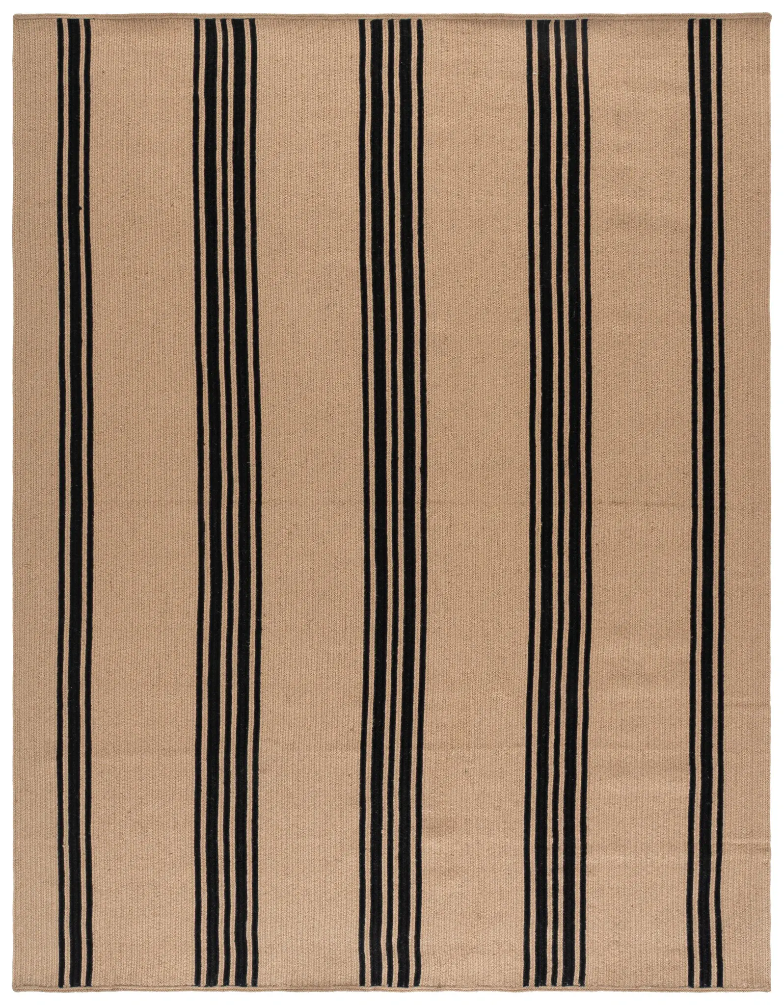 Braided Concentric Stripe Hand-Woven Rug