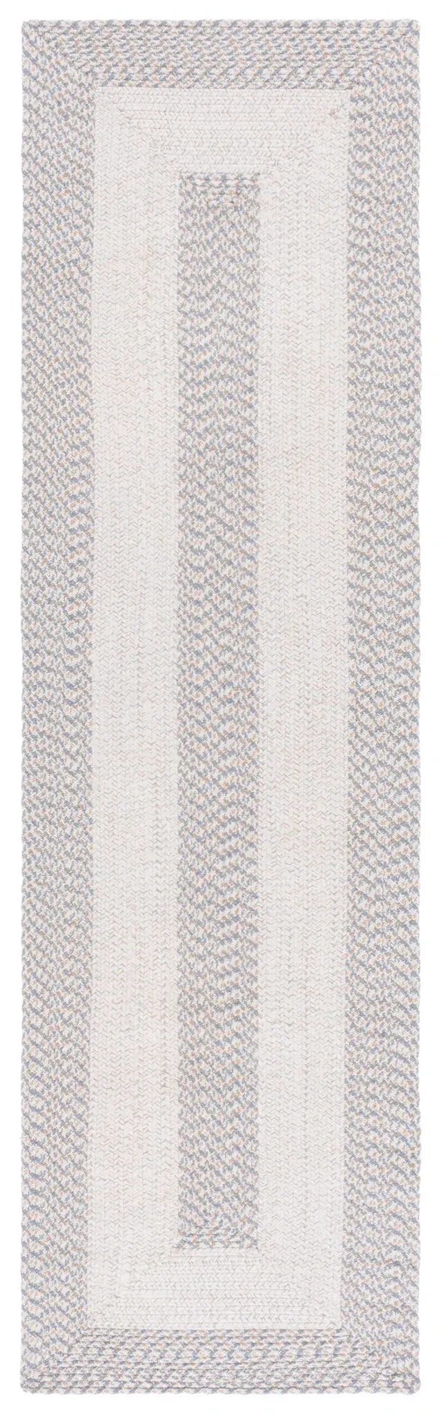 Braided Concentric Band Hand-Woven Rug