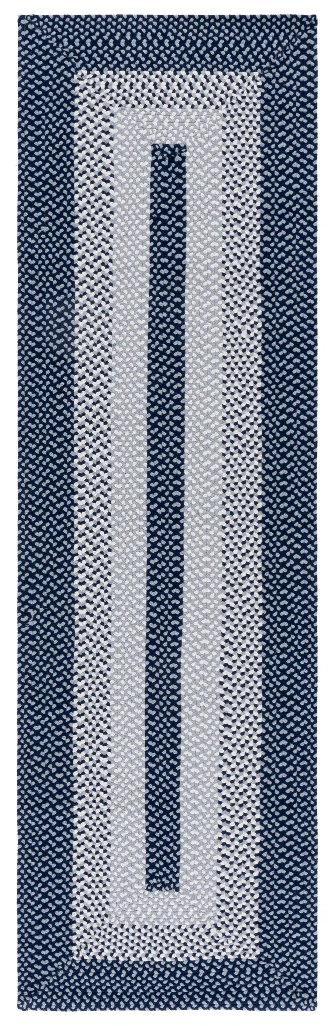 Braided Concentric Rings Hand-Woven Rug